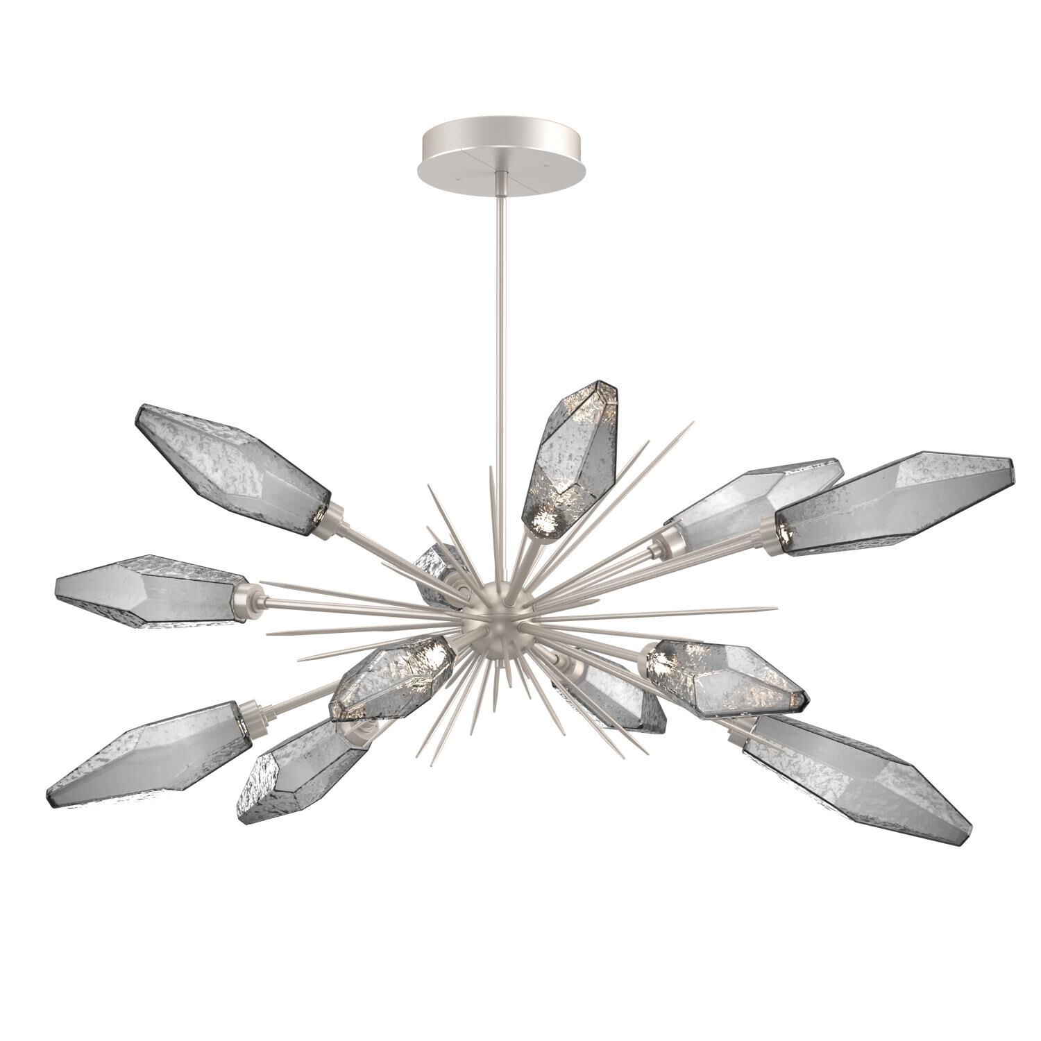 Shown in Metallic Beige Silver finish and Chilled Smoke glass