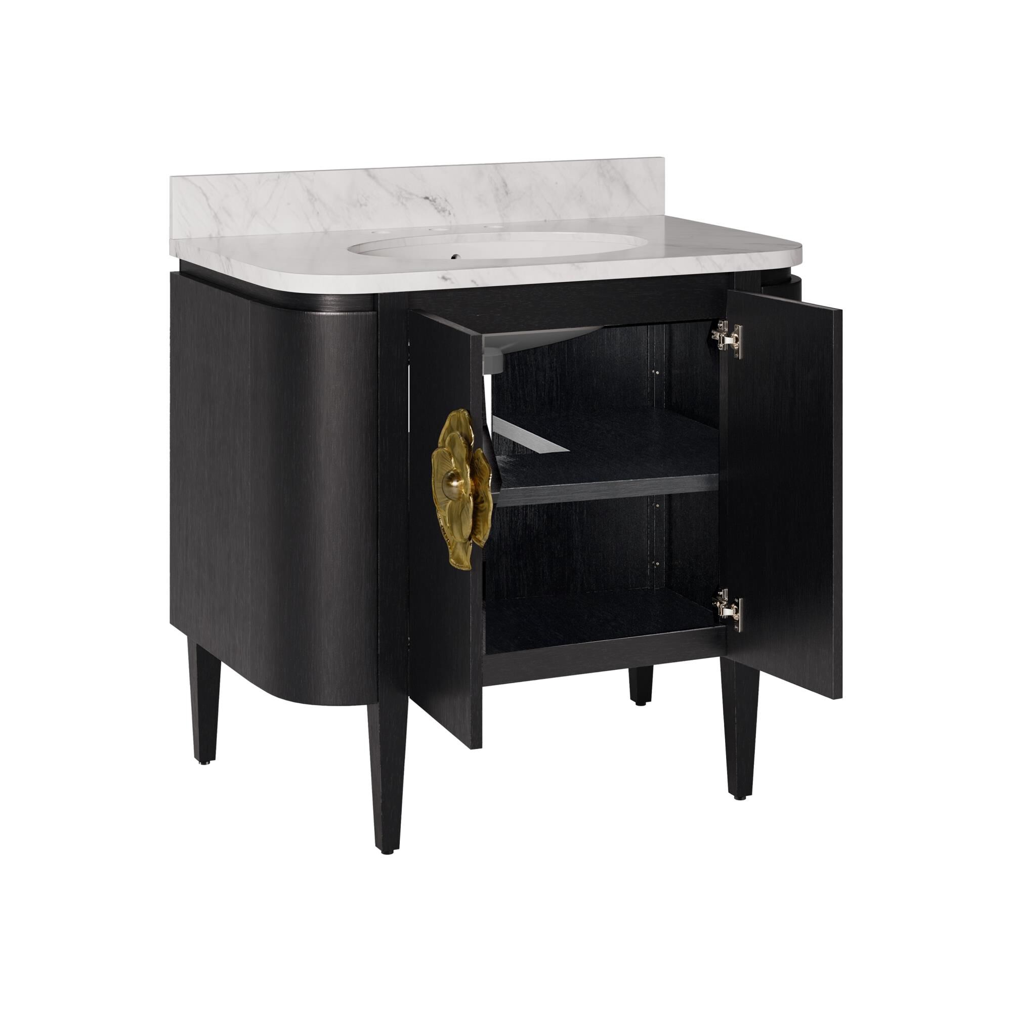 Shown in Natural, White and Light Antique Brass finish