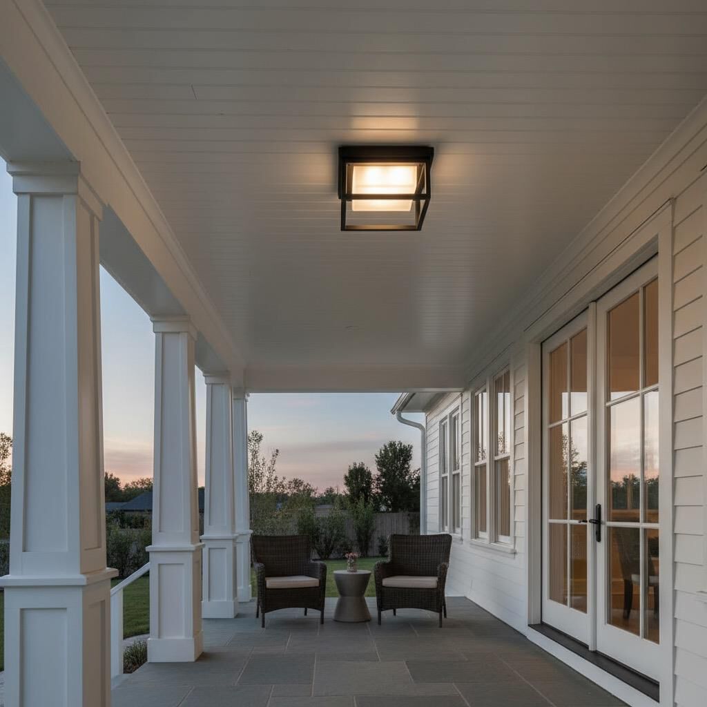 Overbrook 5 Inch Tall 1 Light LED Outdoor Wall Light by Artcraft