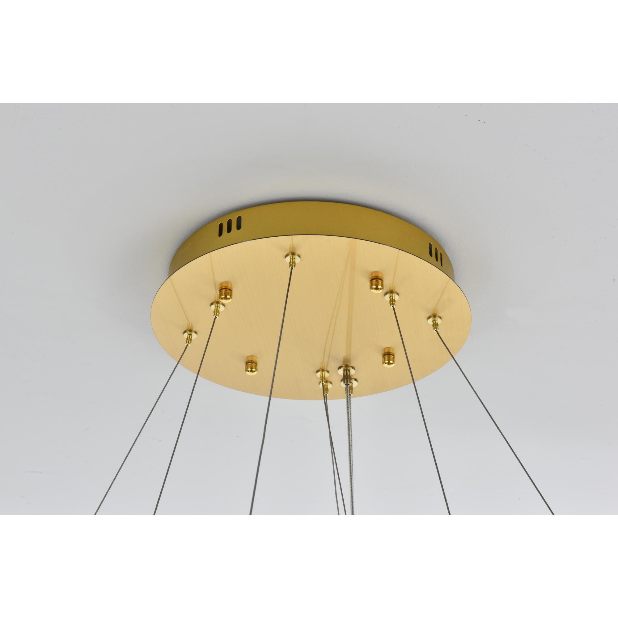 Shown in Satin Gold finish and Rc crystal