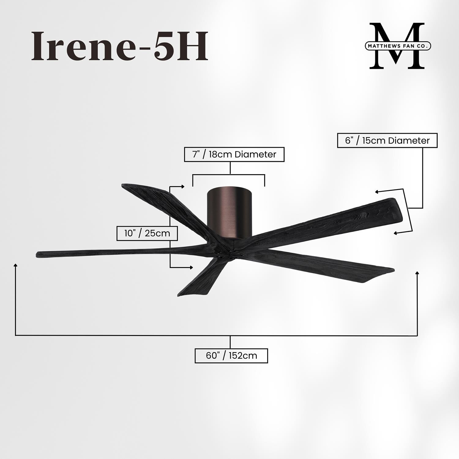 Shown in Brushed Bronze finish