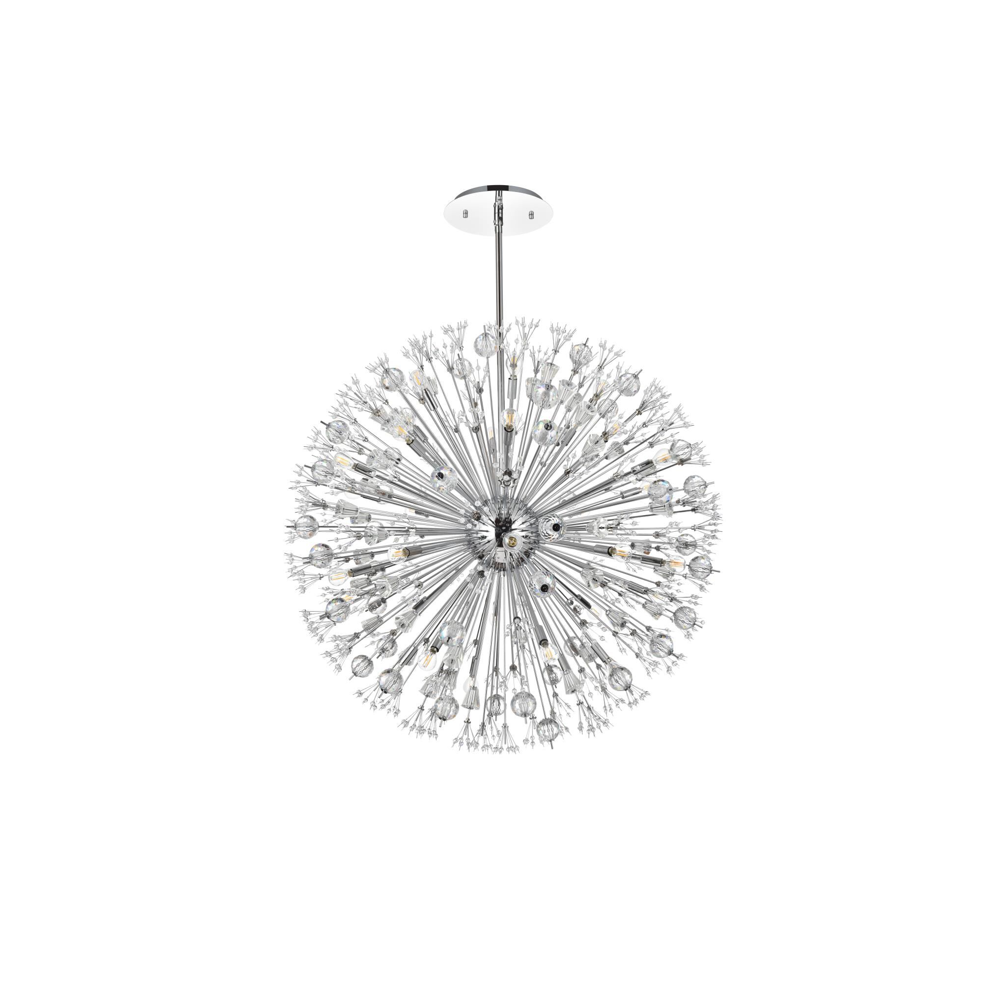 Vera 44 Inch Large Pendant by Elegant Lighting