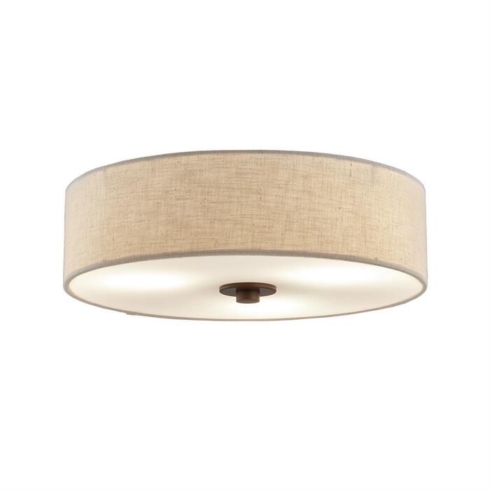 Classic 15 Inch 3 Light LED Flush Mount by Justice Design Group