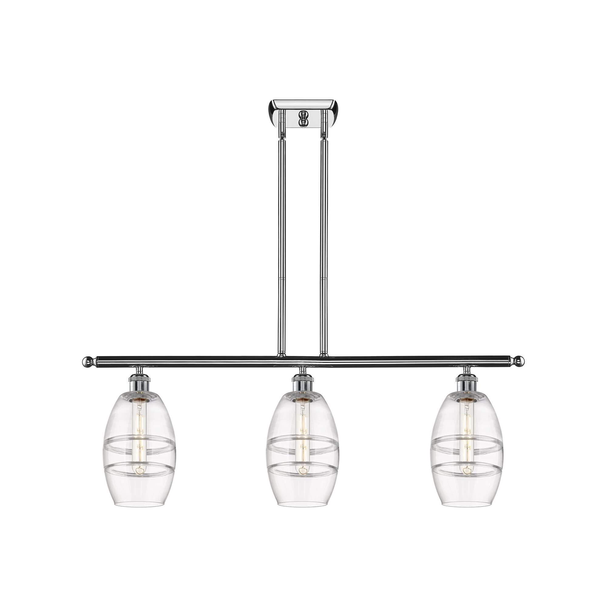 Shown in Polished Chrome finish and Clear glass