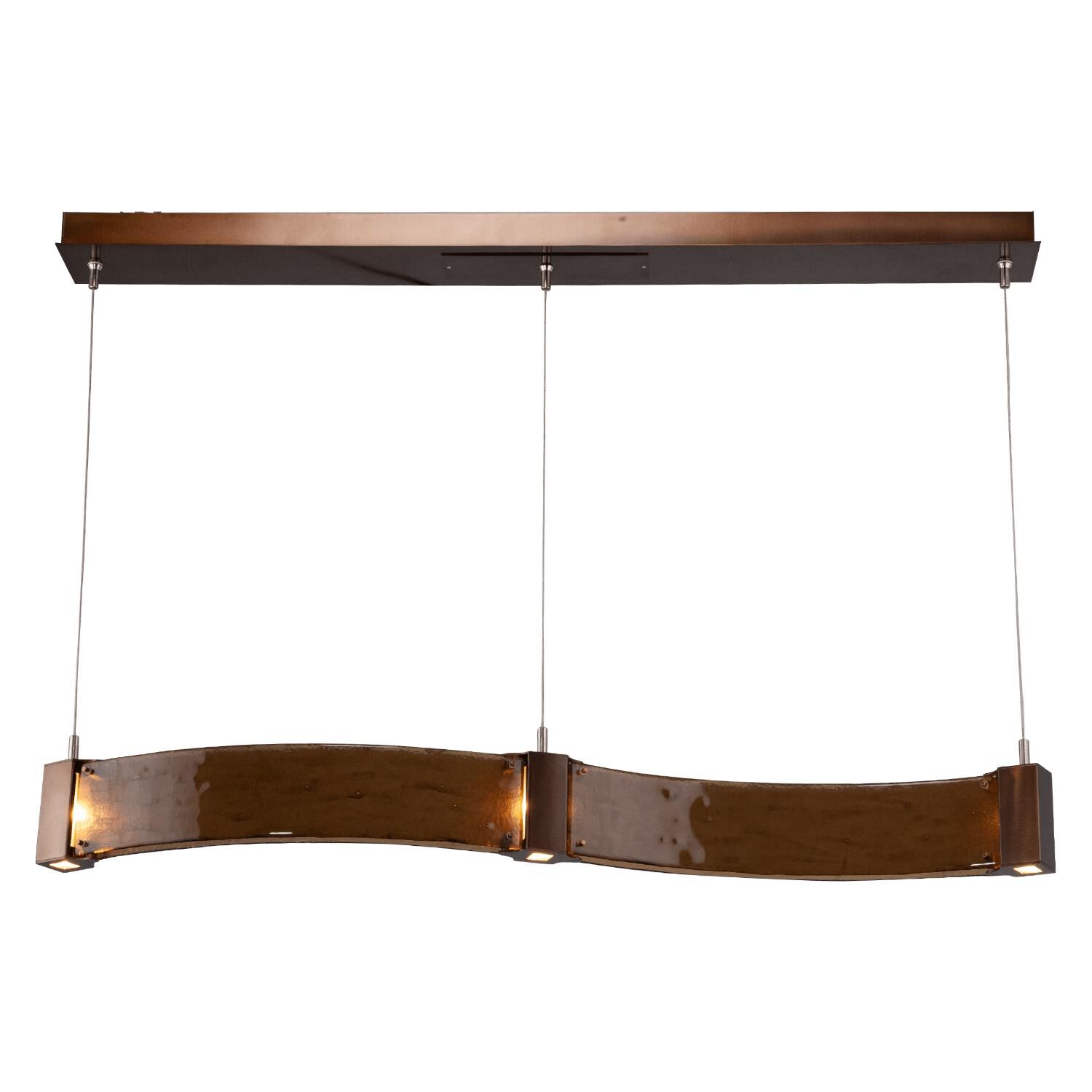 Parallel 48 Inch 7 Light LED Linear Suspension Light by Hammerton Studio