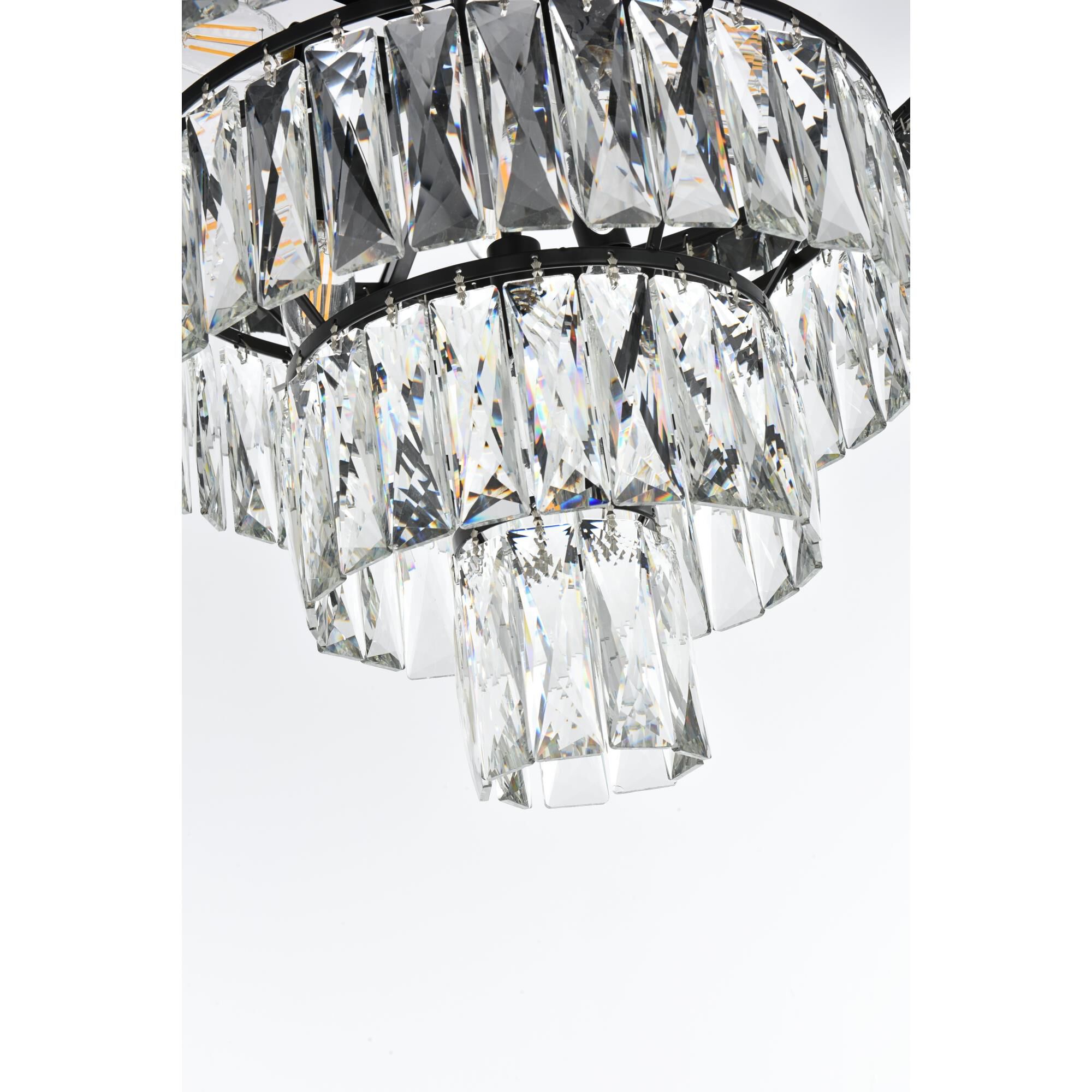 Shown in Black  finish and Rc crystal and Clear glass