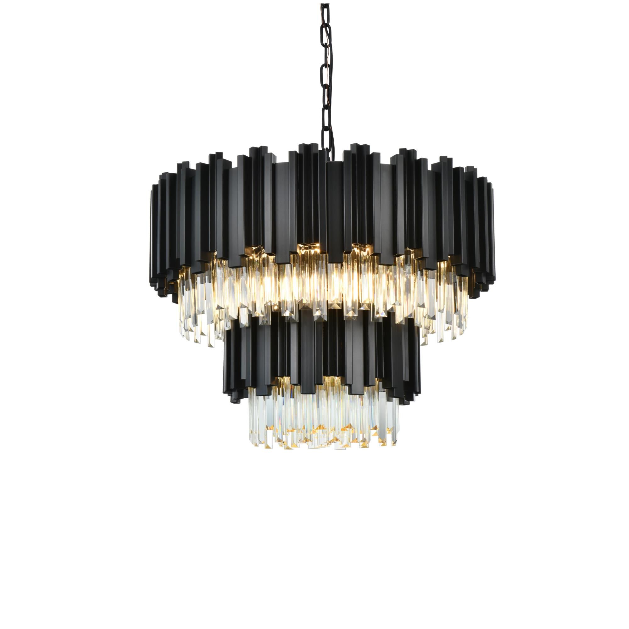 Willow 24 Inch Chandelier by Elegant Lighting