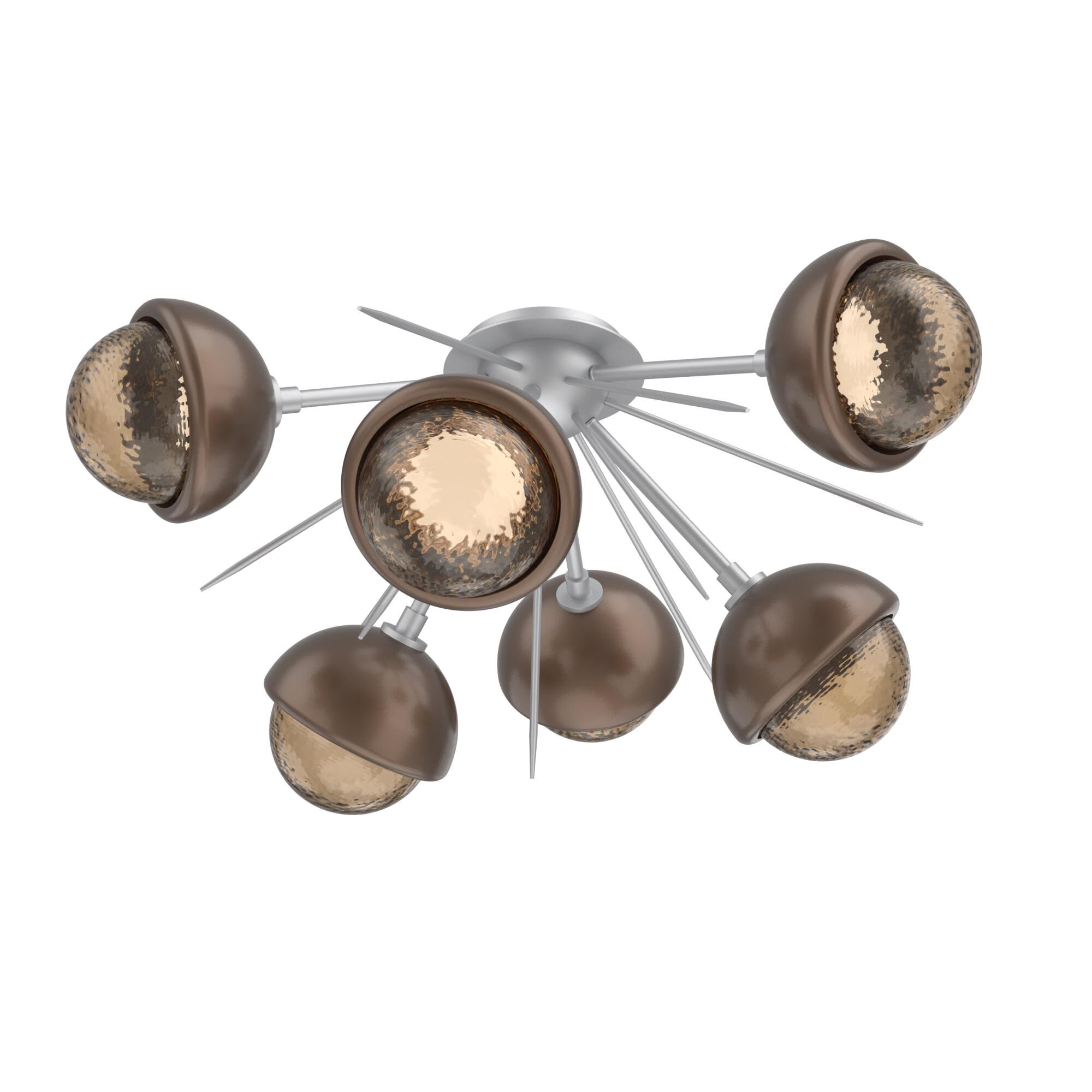Shown in Classic Silver finish and Bronze glass and Burnished Bronze accent