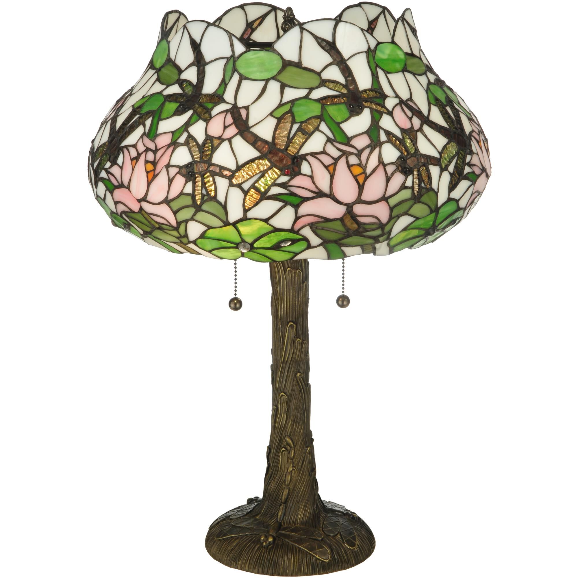 Dragonfly Flower 22 Inch Table Lamp by Meyda Lighting
