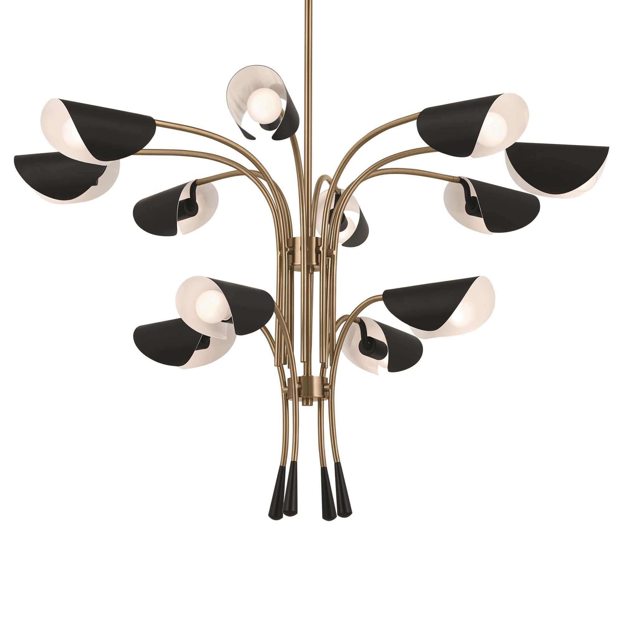 Arcus 46 Inch 12 Light Chandelier by Kichler Lighting