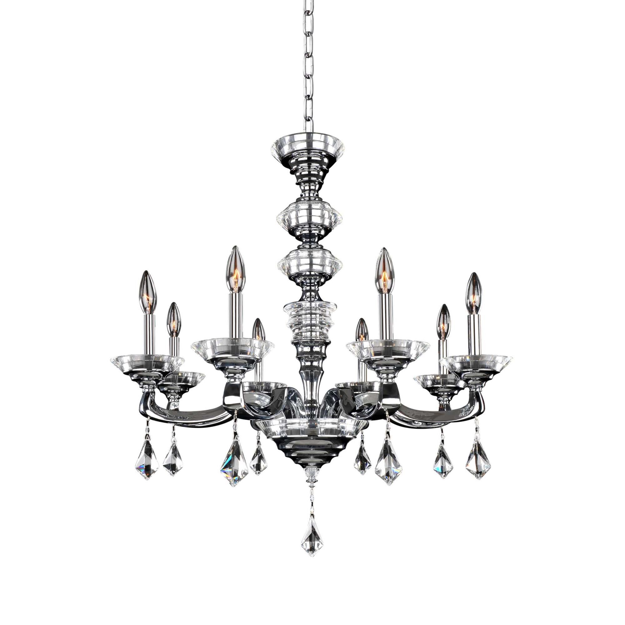 Cosimo 30 Inch 8 Light Chandelier by Allegri