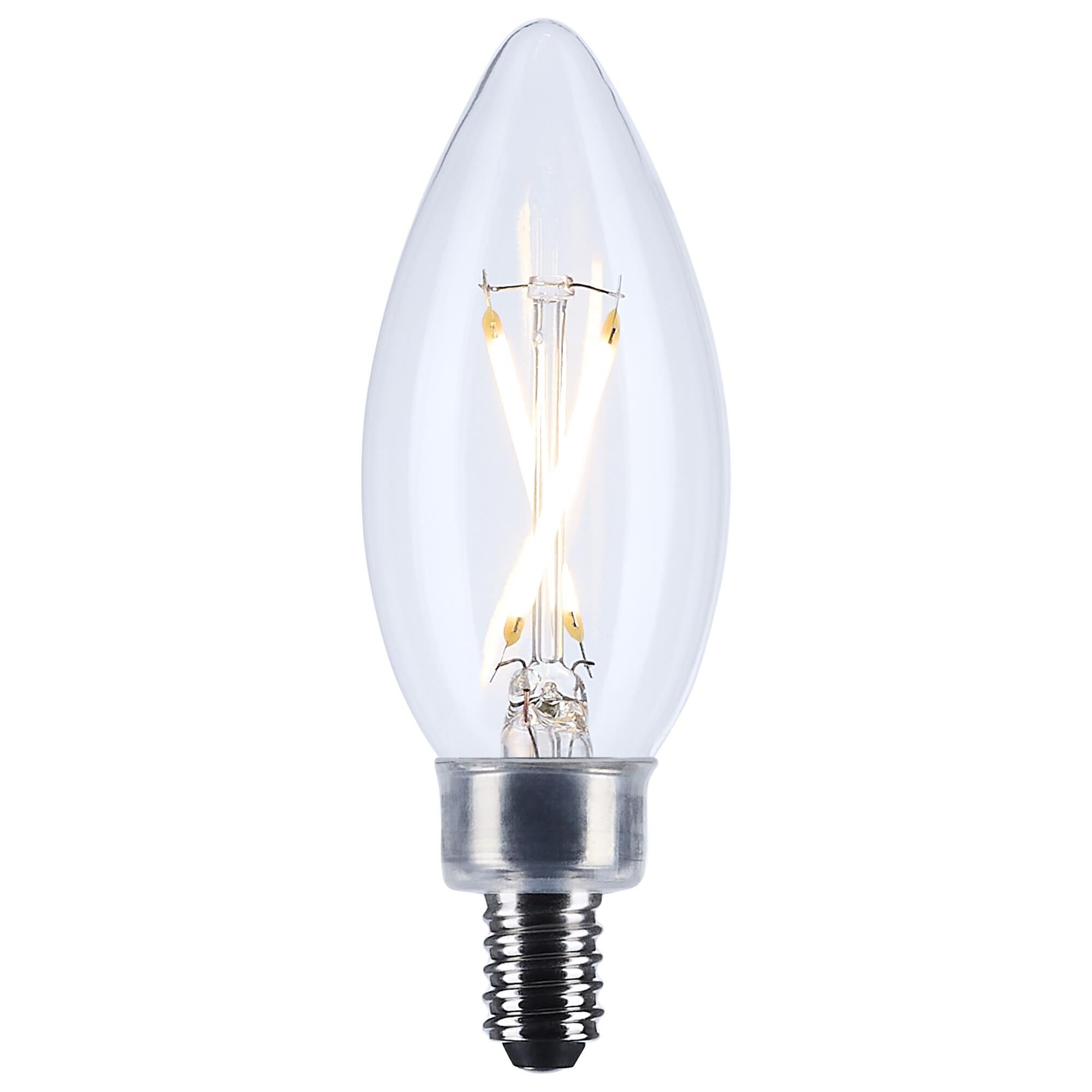 Dimmable 3 Watt 3000K B11 LED Light Bulb,