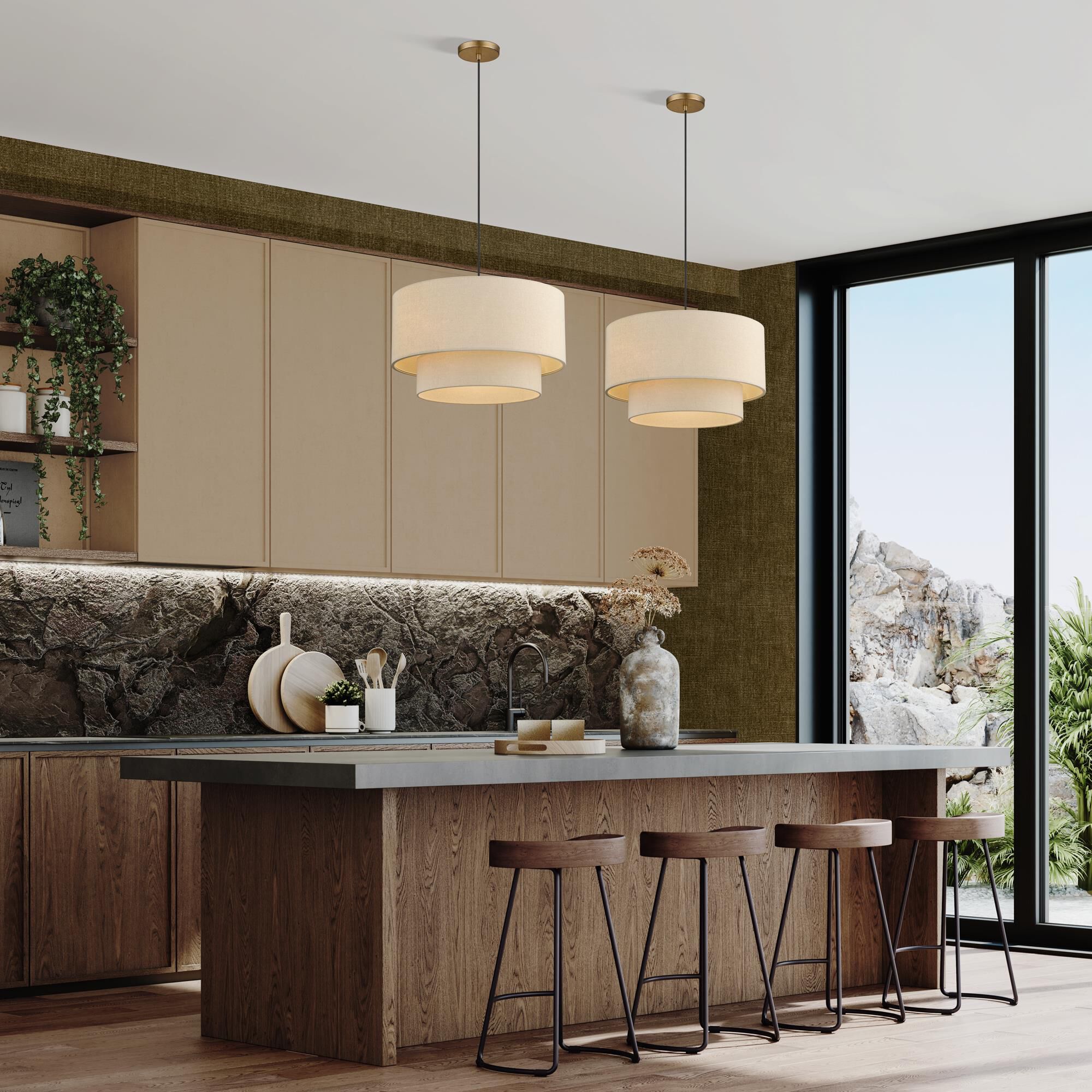 Bellingham 20 Inch Large Pendant by Livex Lighting