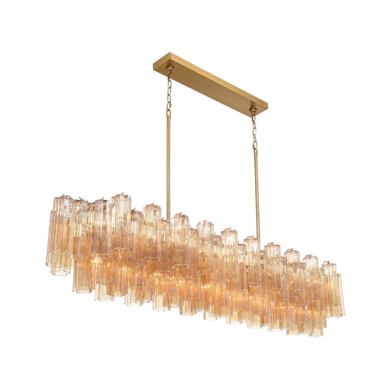 Addis Large Linear Chandelier by Crystorama