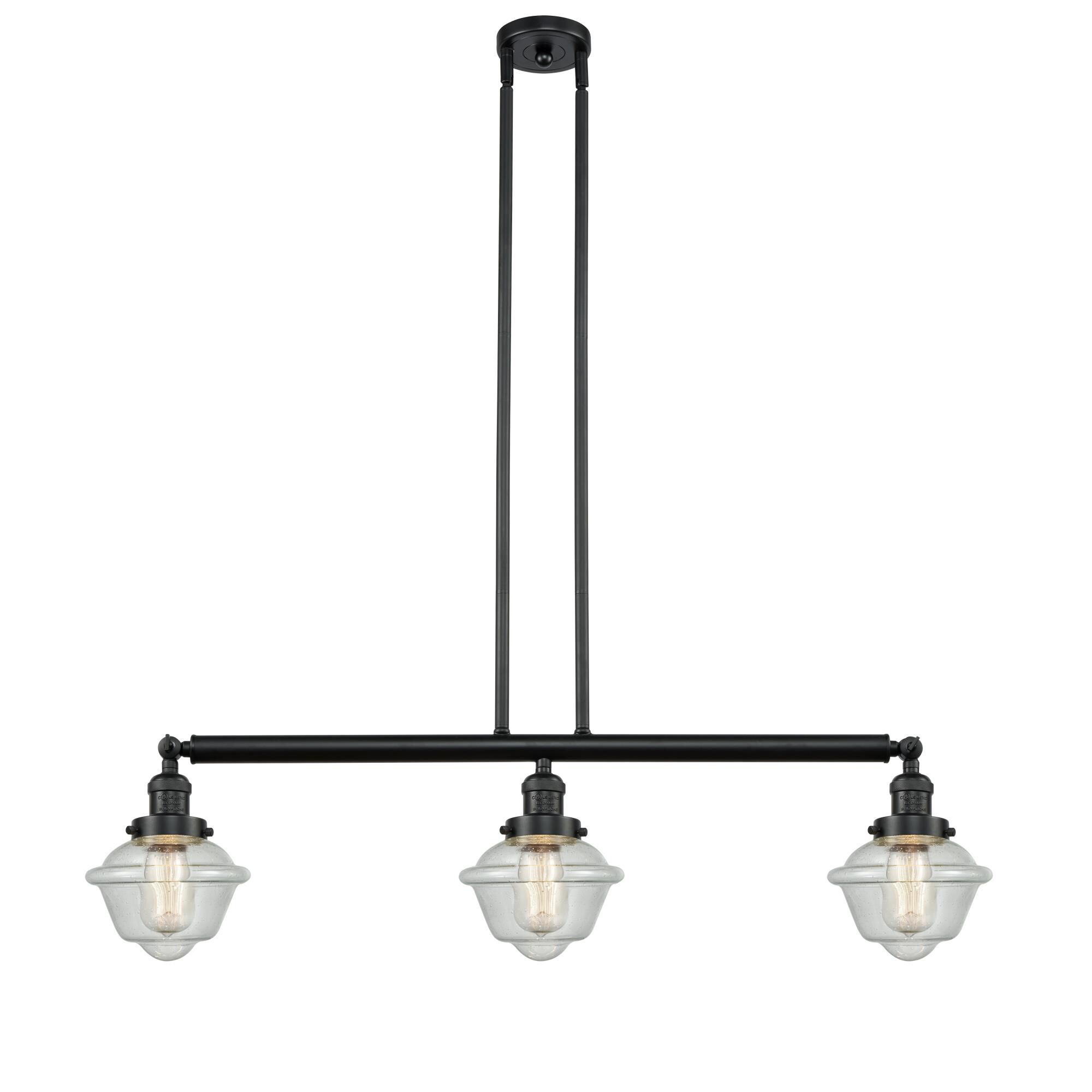 Bruno Marashlian Small Oxford 40 Inch 3 Light Linear Suspension Light by Innovations Lighting