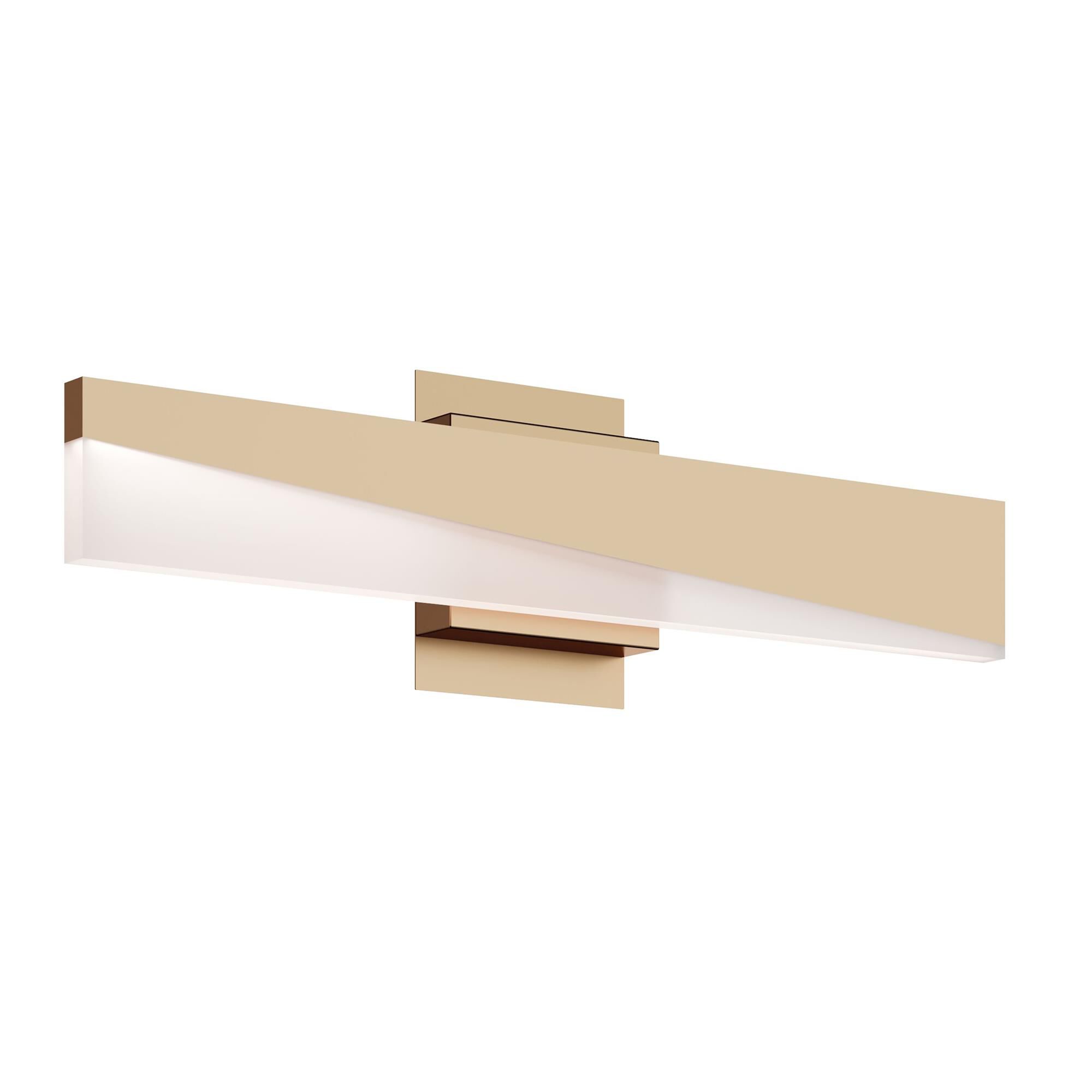 Shown in Light Antique Brass finish and Frosted glass