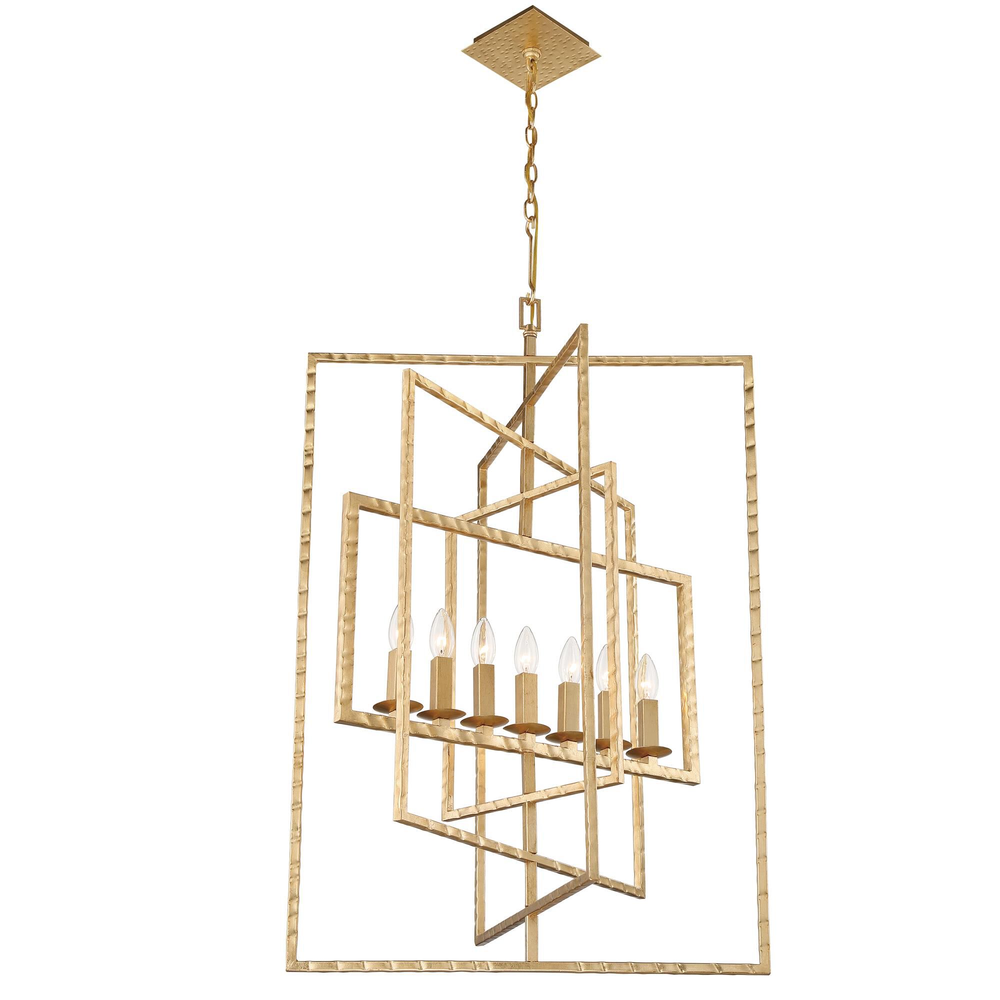 Capri 24 Inch 7 Light Chandelier by Crystorama