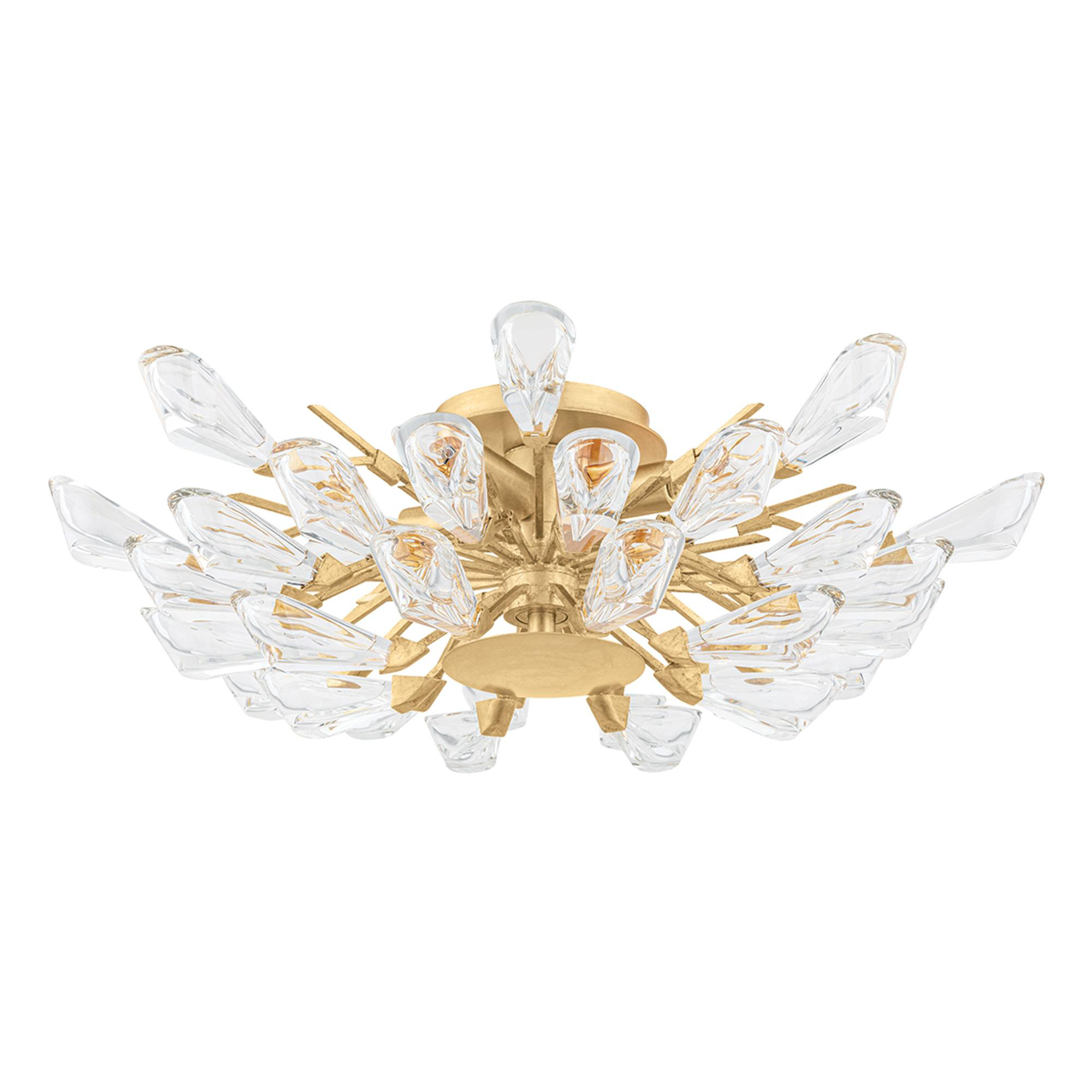 Tulip 23 Inch 4 Light Semi Flush Mount,