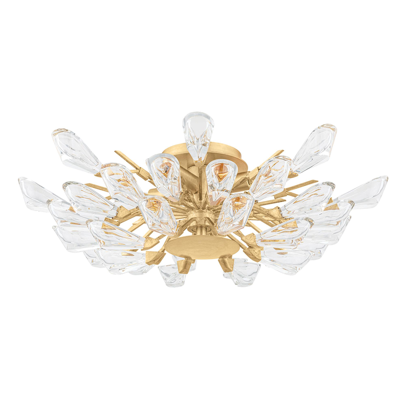 Tulip 23 Inch 4 Light Semi Flush Mount by Hudson Valley Lighting