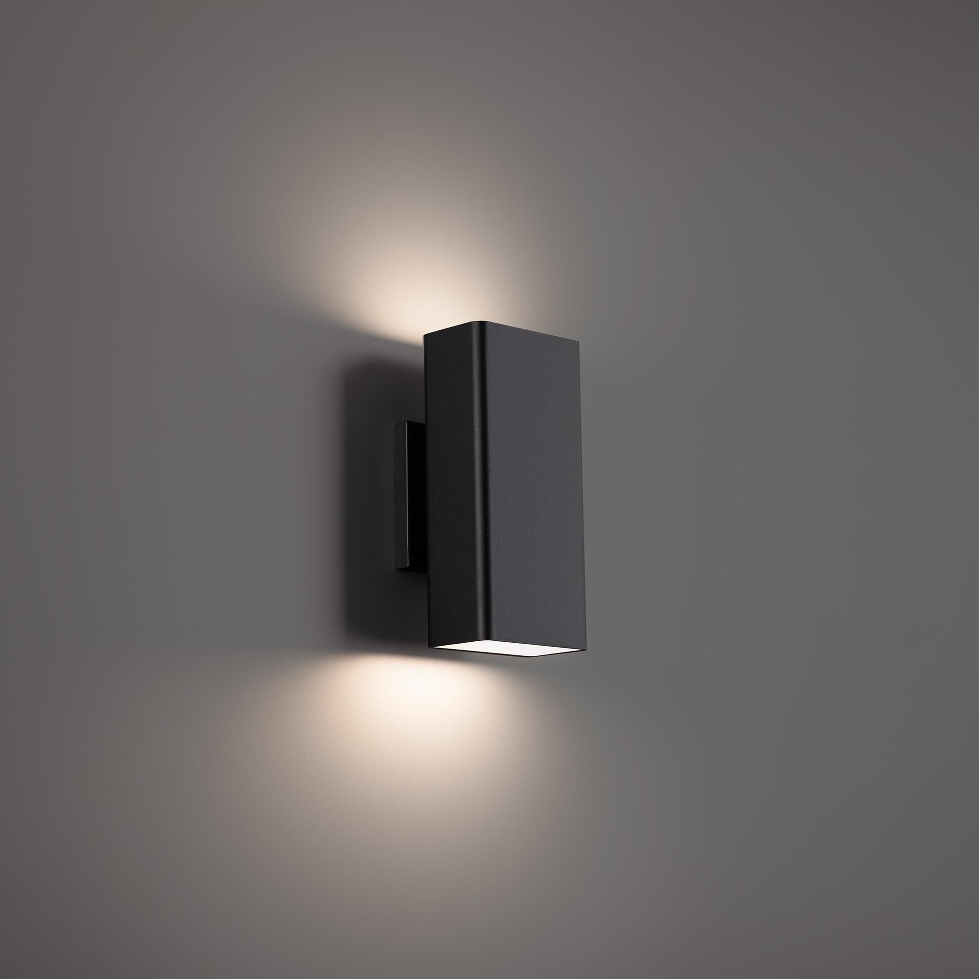 dweLED Edgey 10 Inch Tall LED Outdoor Wall Light