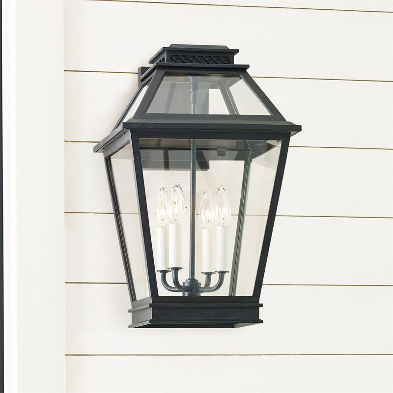 Chapman & Myers Falmouth 19 Inch Outdoor Wall Light by Visual Comfort Studio