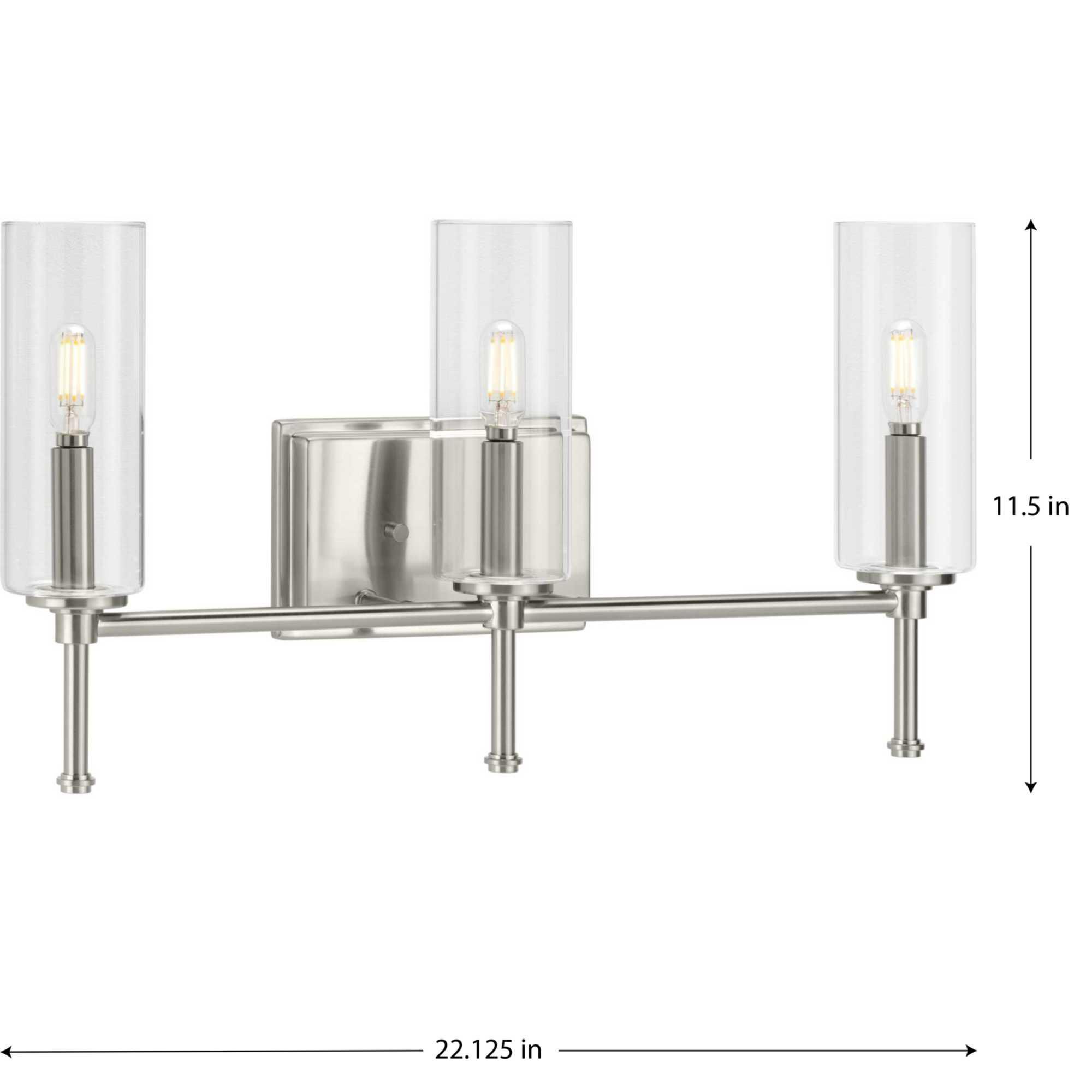 Elara 22 Inch 3 Light Bath Vanity Light by Progress Lighting