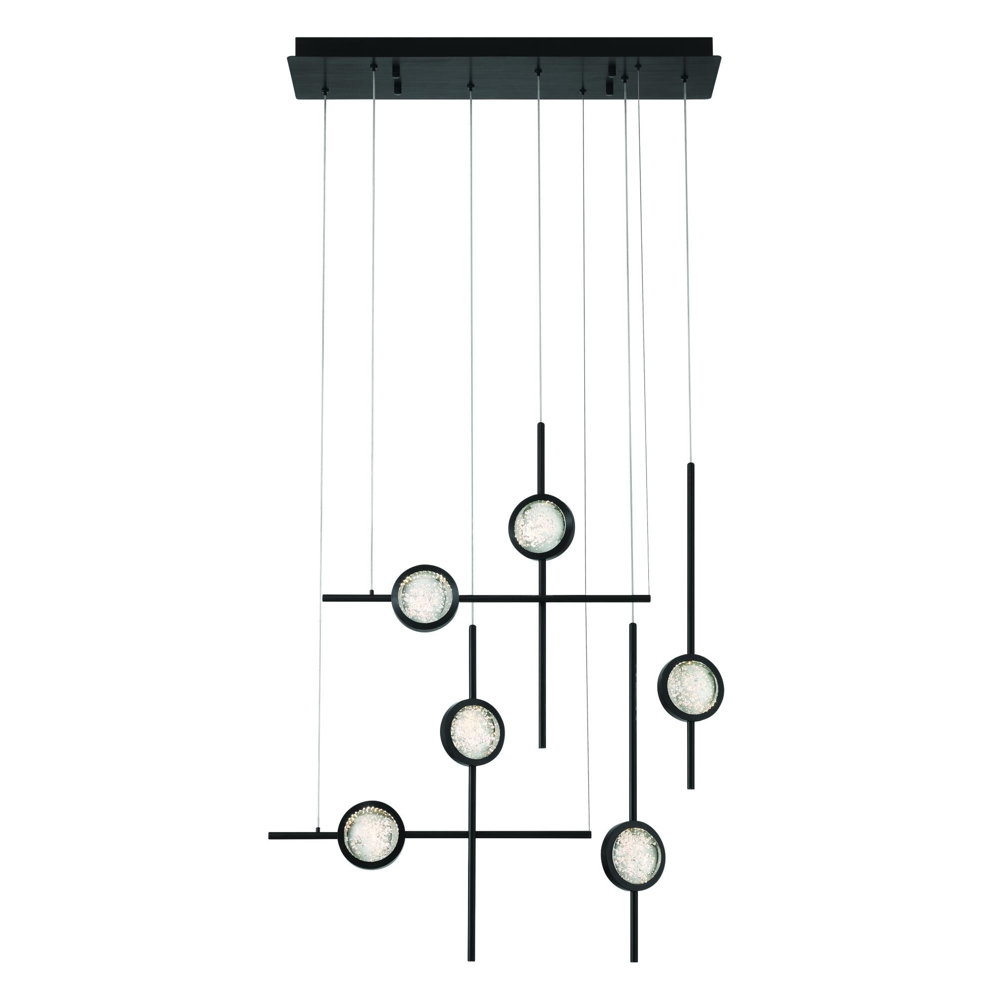 Shown in Black finish and Clear  glass