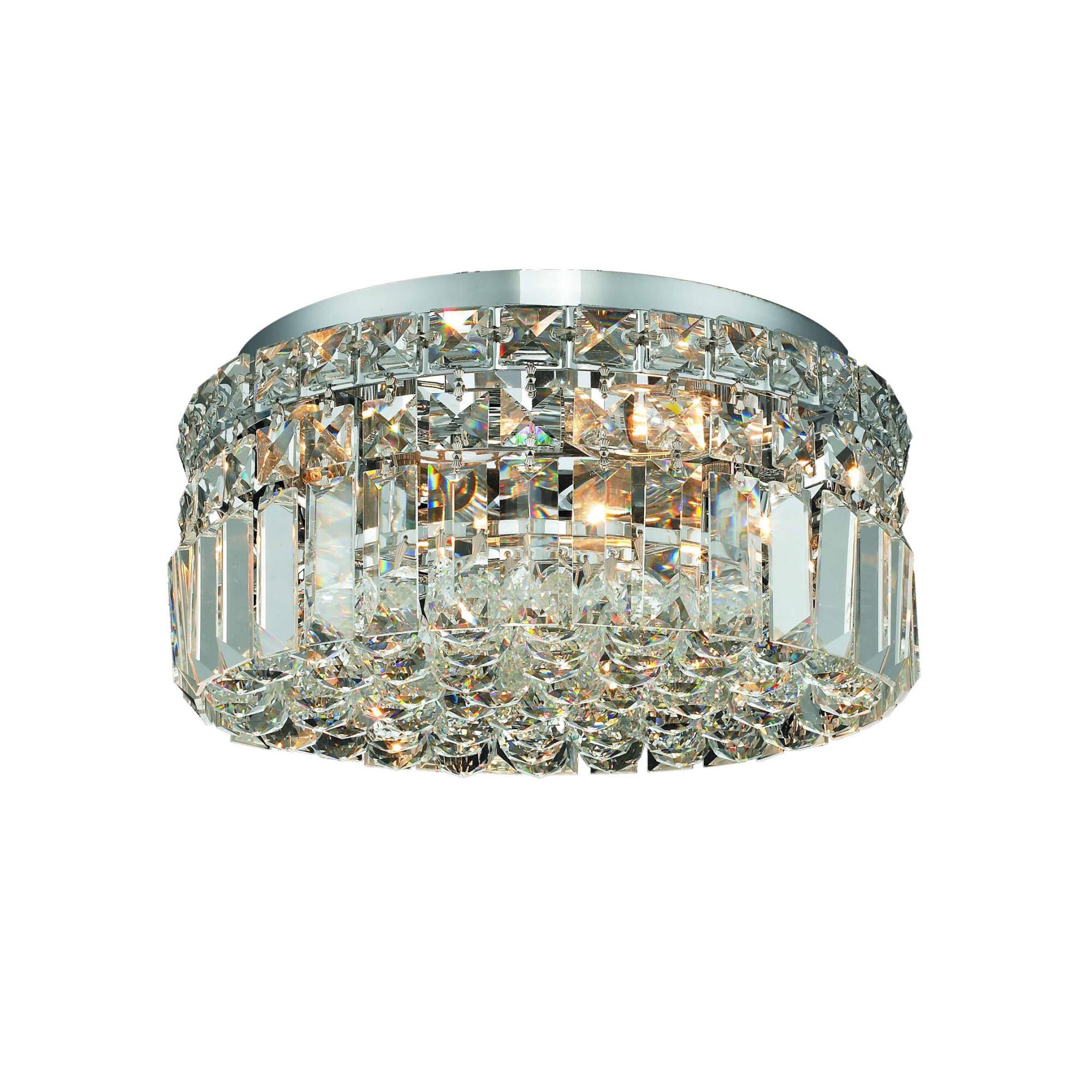 Maxime 12 Inch 4 Light Flush Mount by Elegant Lighting