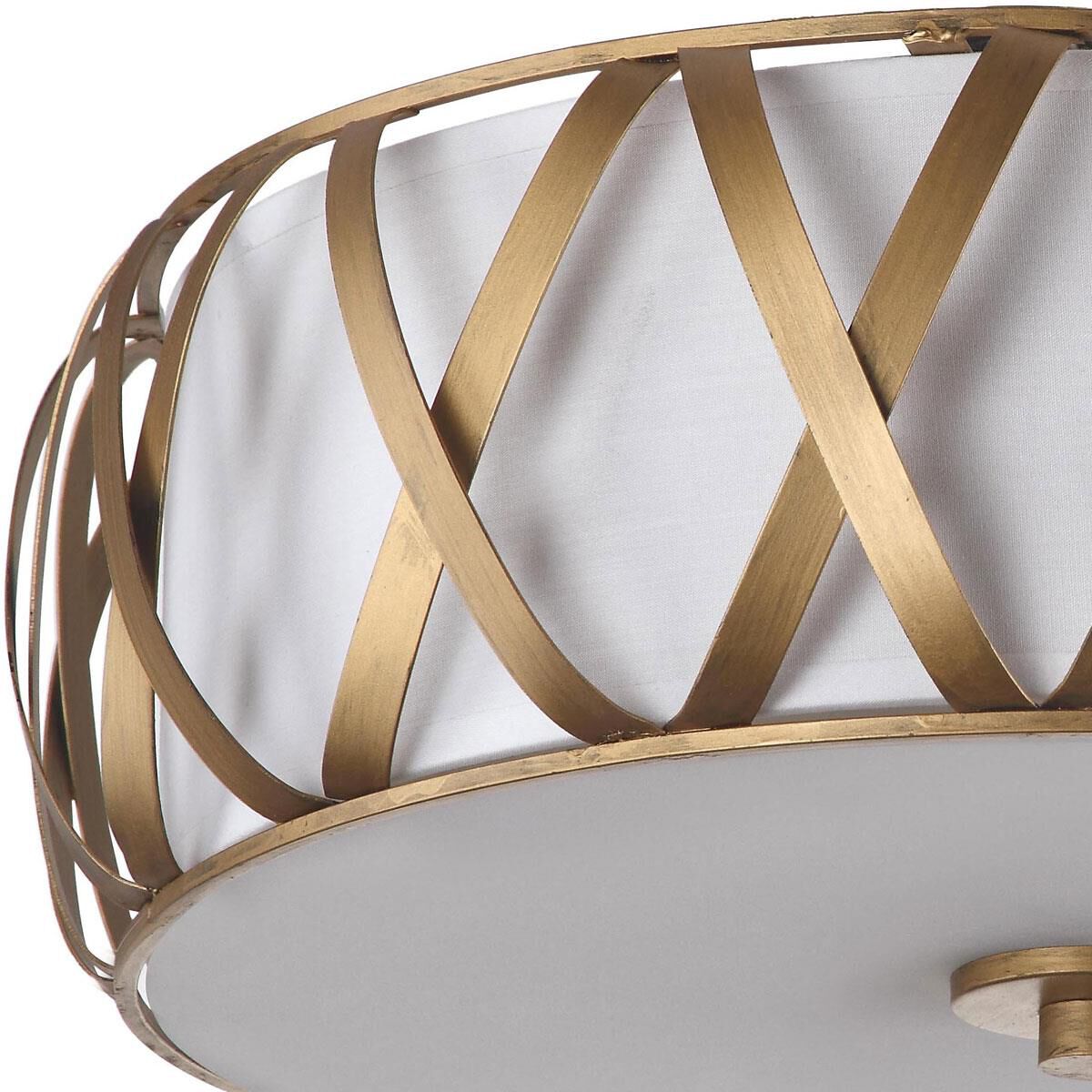 Charing Cross 15 Inch 2 Light LED Flush Mount by Safavieh