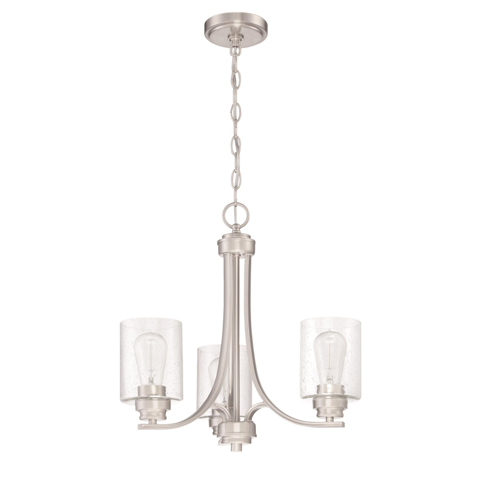 Bolden 18 Inch 3 Light Mini Chandelier by Craftmade