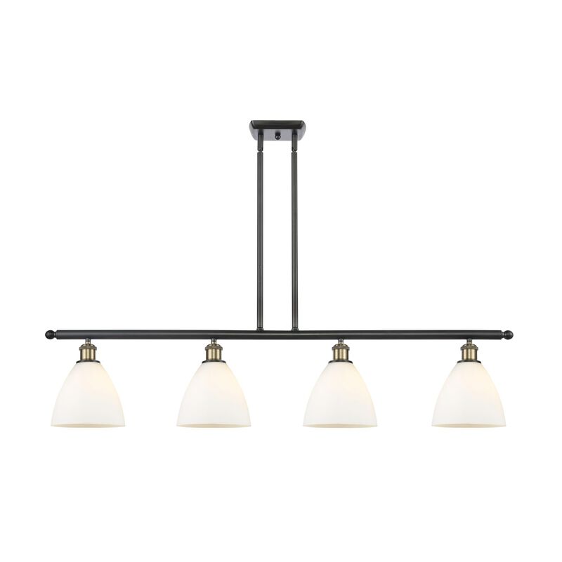 Bruno Marashlian Ballston Dome 48 Inch 4 Light Linear Suspension Light by Innovations Lighting