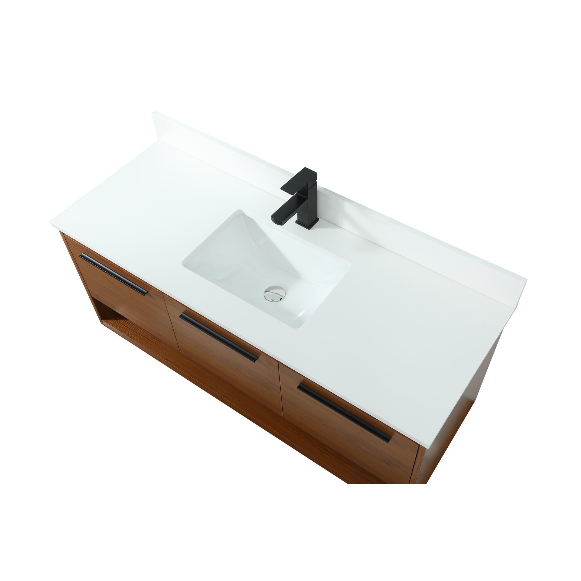 Shown in Teak finish