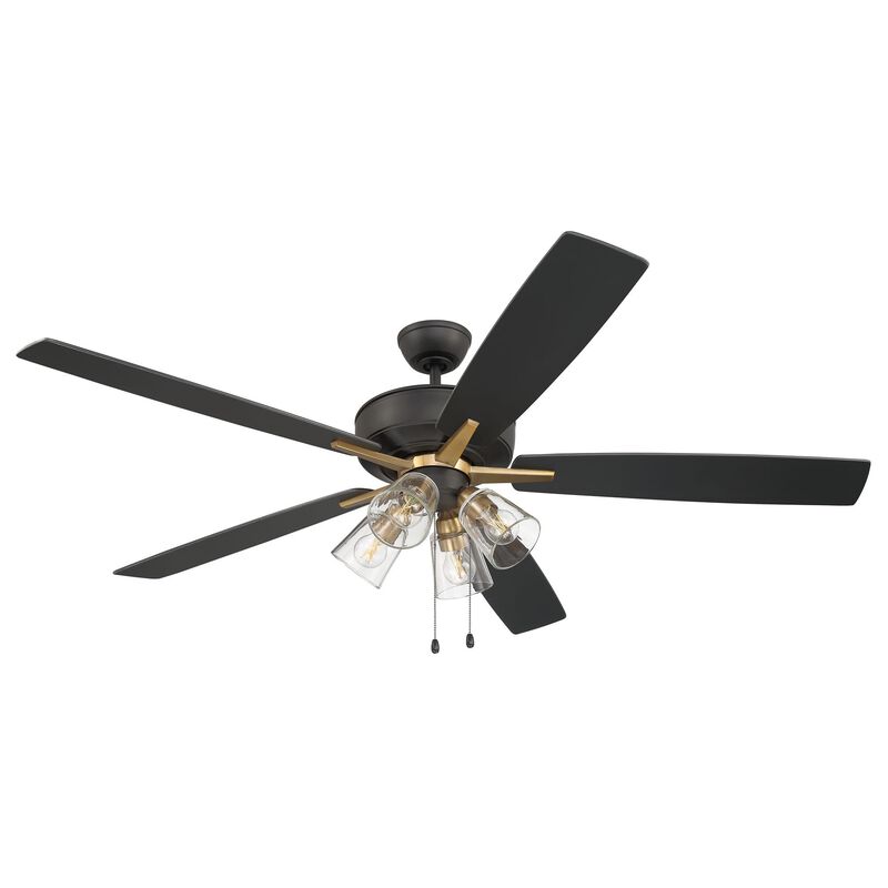 Super Pro 60 Inch Ceiling Fan with Light Kit by Craftmade