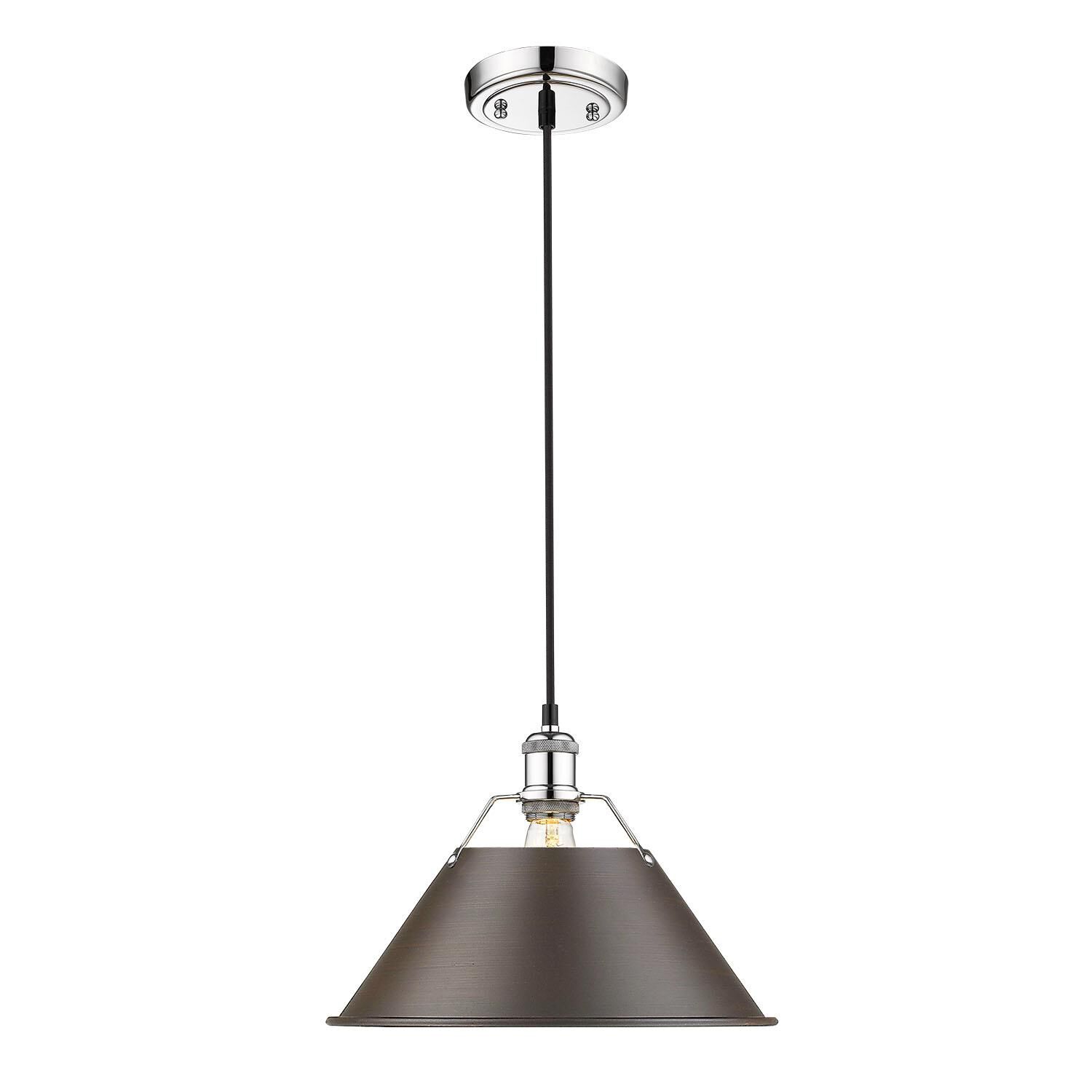 Orwell 14 Inch Large Pendant by Golden Lighting
