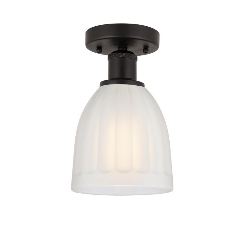 Bruno Marashlian Brookfield 5 Inch 1 Light Semi Flush Mount by Innovations Lighting