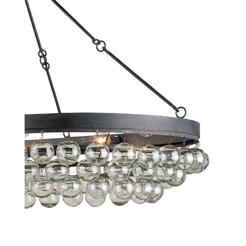 Balthazar 46 Inch 6 Light Semi Flush Mount by Currey & Company