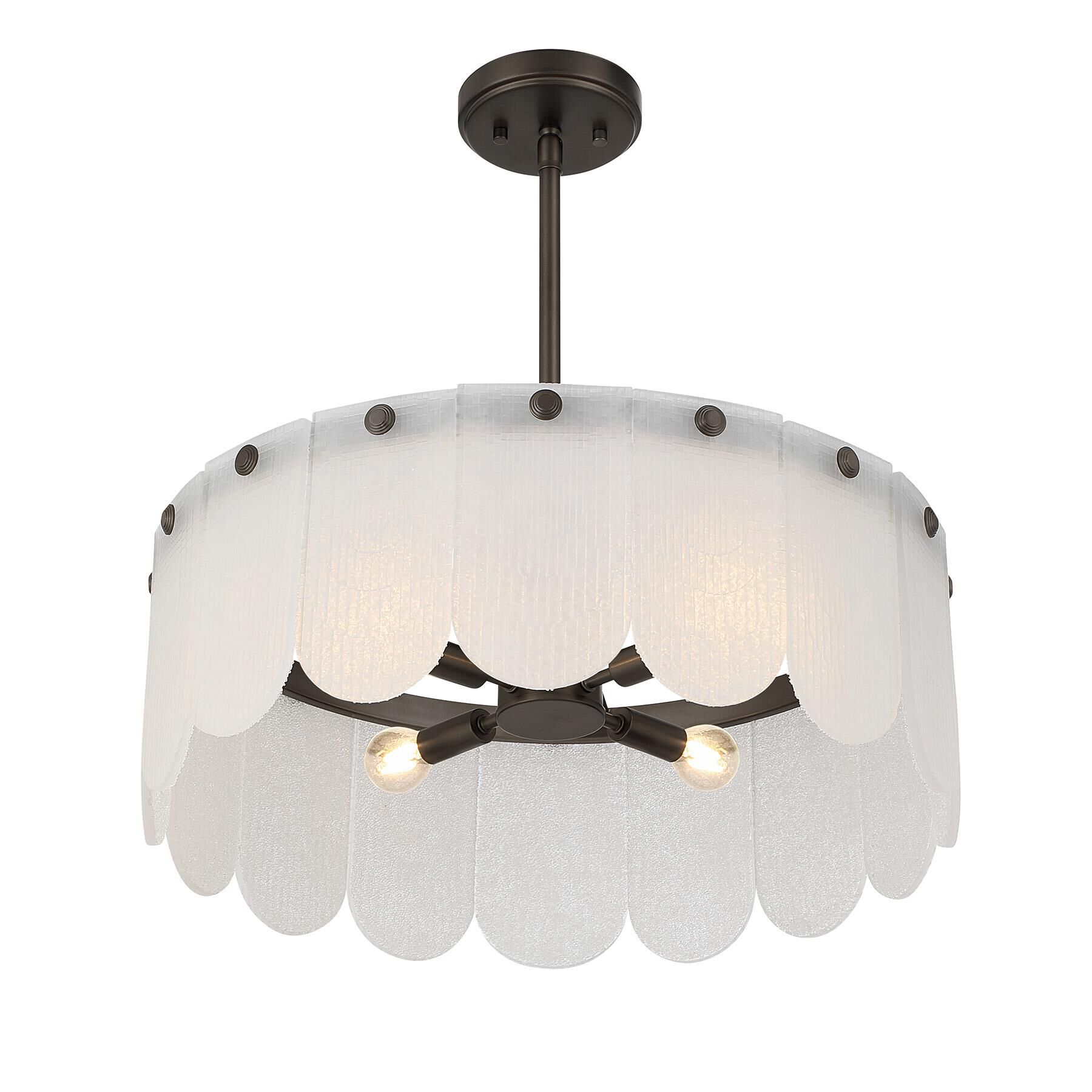 Ashton 20 Inch Semi Flush Mount by Savoy House