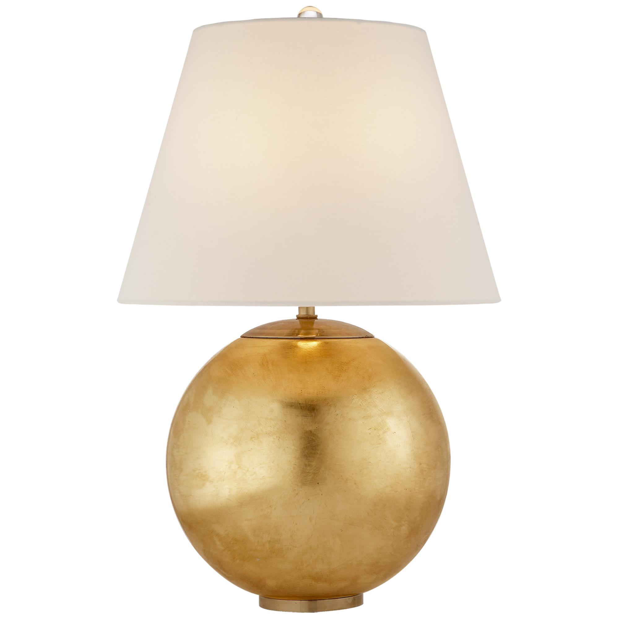 Shown in Gild finish and Linen shade