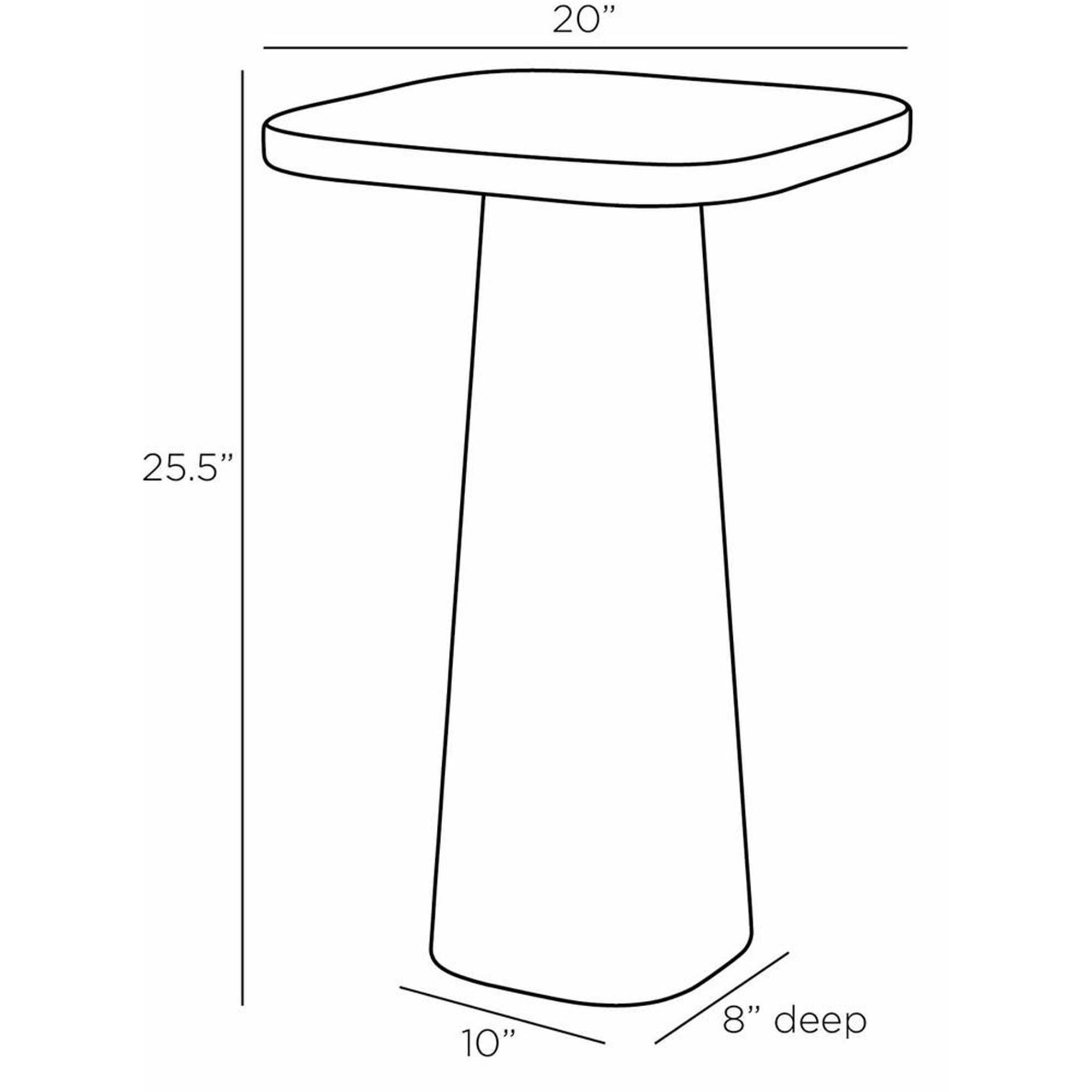 Blythe 20 Inch End Table by Arteriors Home