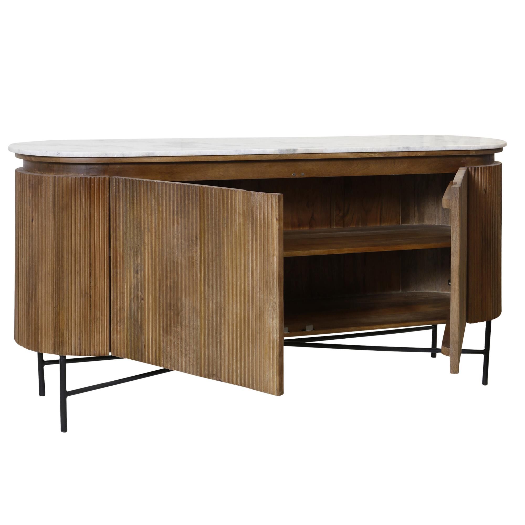 Shown in Coconut Brown, White and Black finish