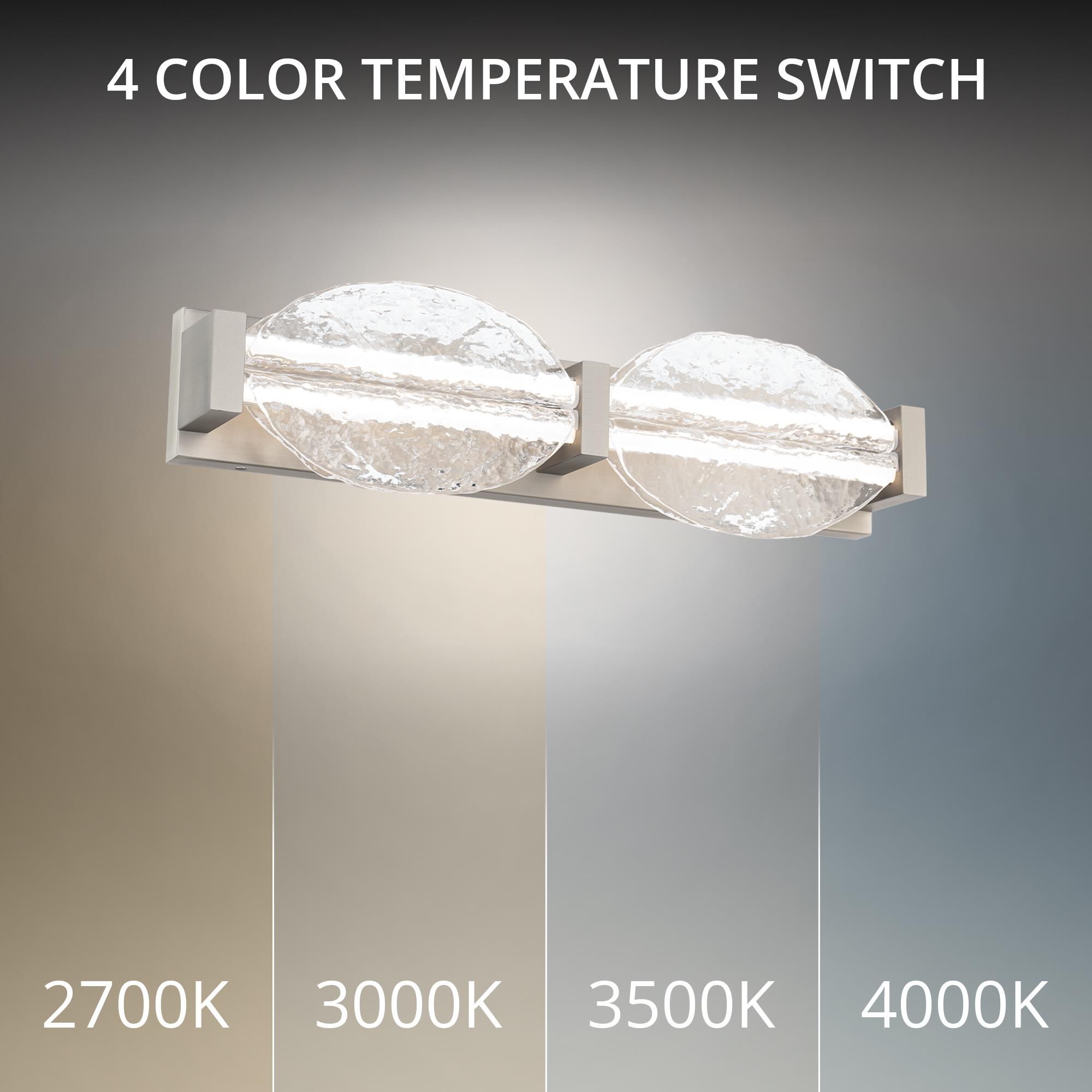 Shown in Brushed Nickel finish