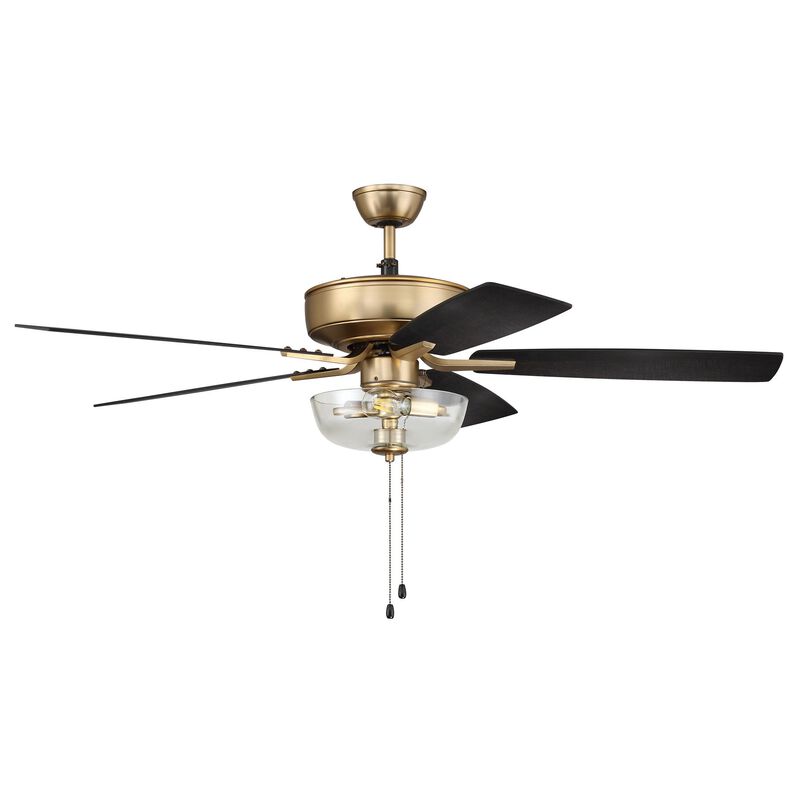 Pro Plus 52 Inch Ceiling Fan with Light Kit by Craftmade