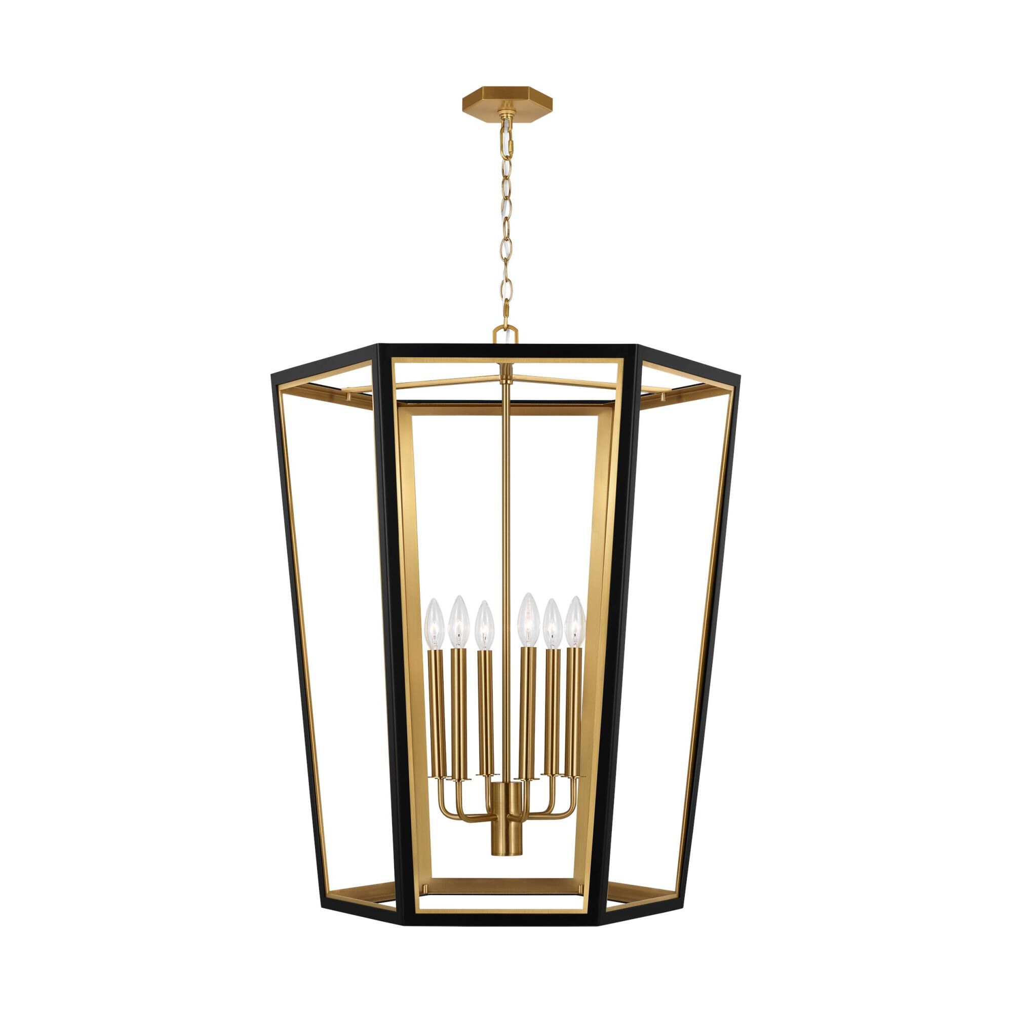 Alexa Hampton Curt 26 Inch 6 Light Chandelier by Visual Comfort Studio Collection