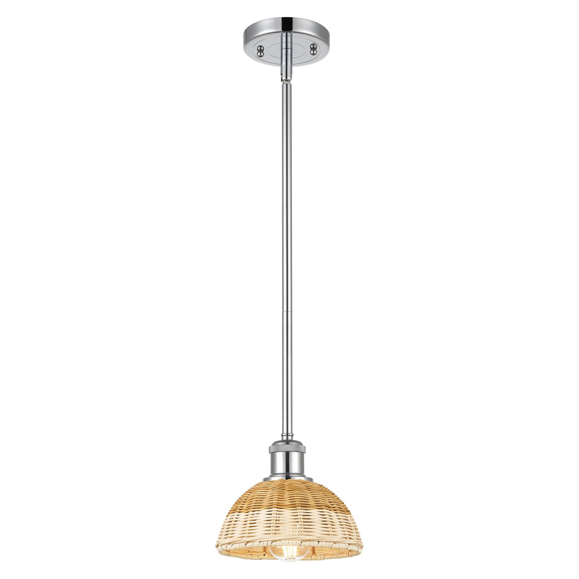 Shown in Polished Chrome finish and Natural shade