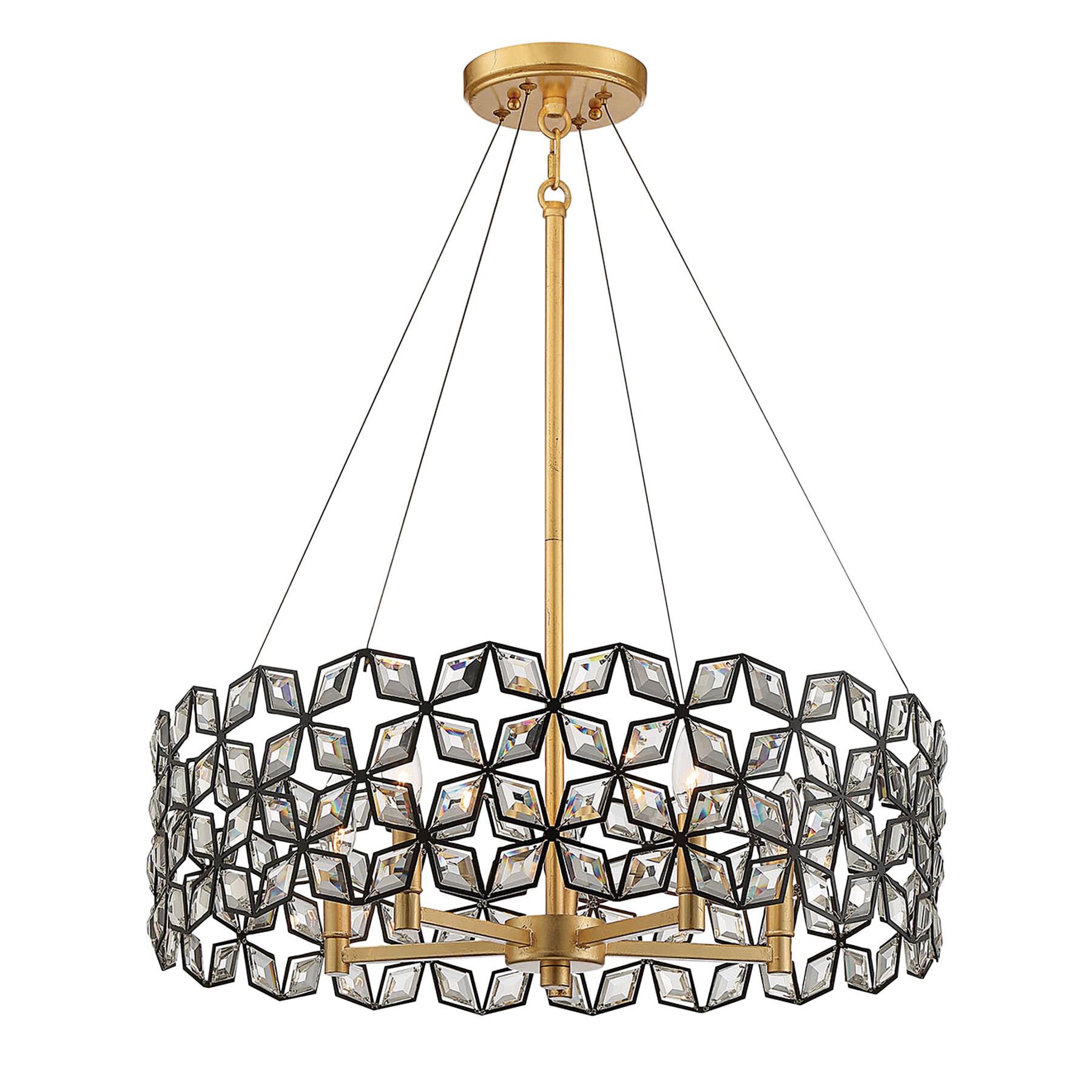 Brookcrest 24 Inch Large Pendant by Metropolitan Lighting