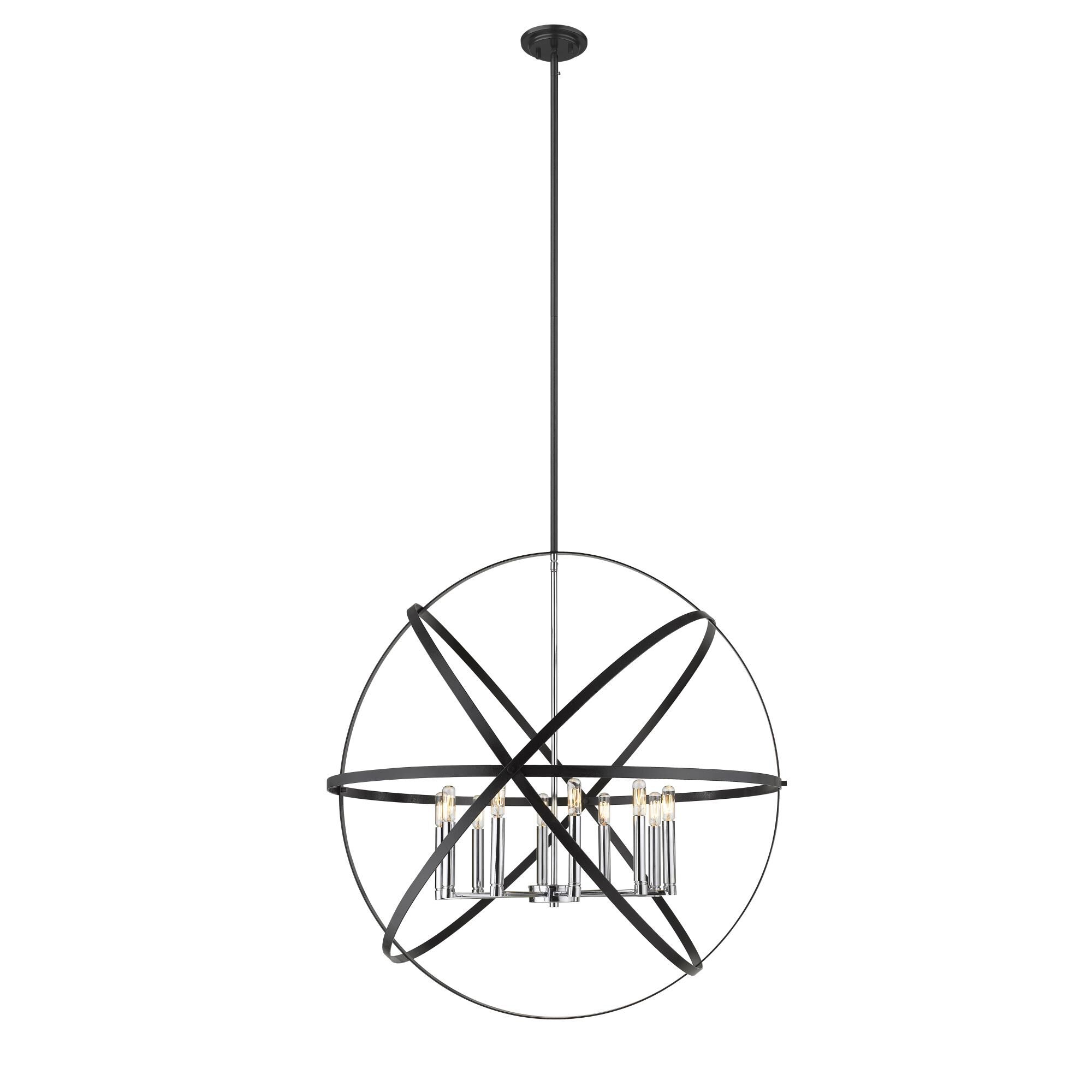 Cavallo 36 Inch 10 Light Chandelier by Z-Lite