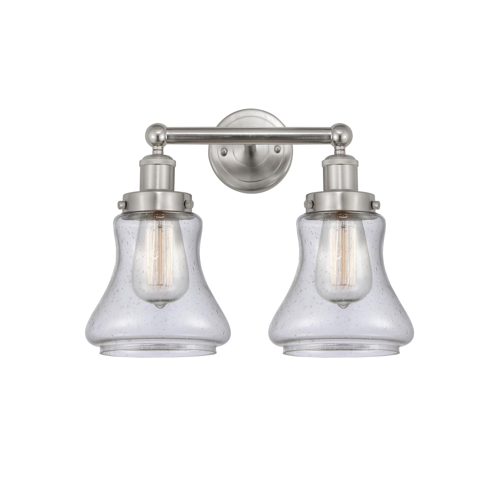 Shown in Brushed Satin Nickel, Mercury finish and Mercury glass and Mercury Glass shade