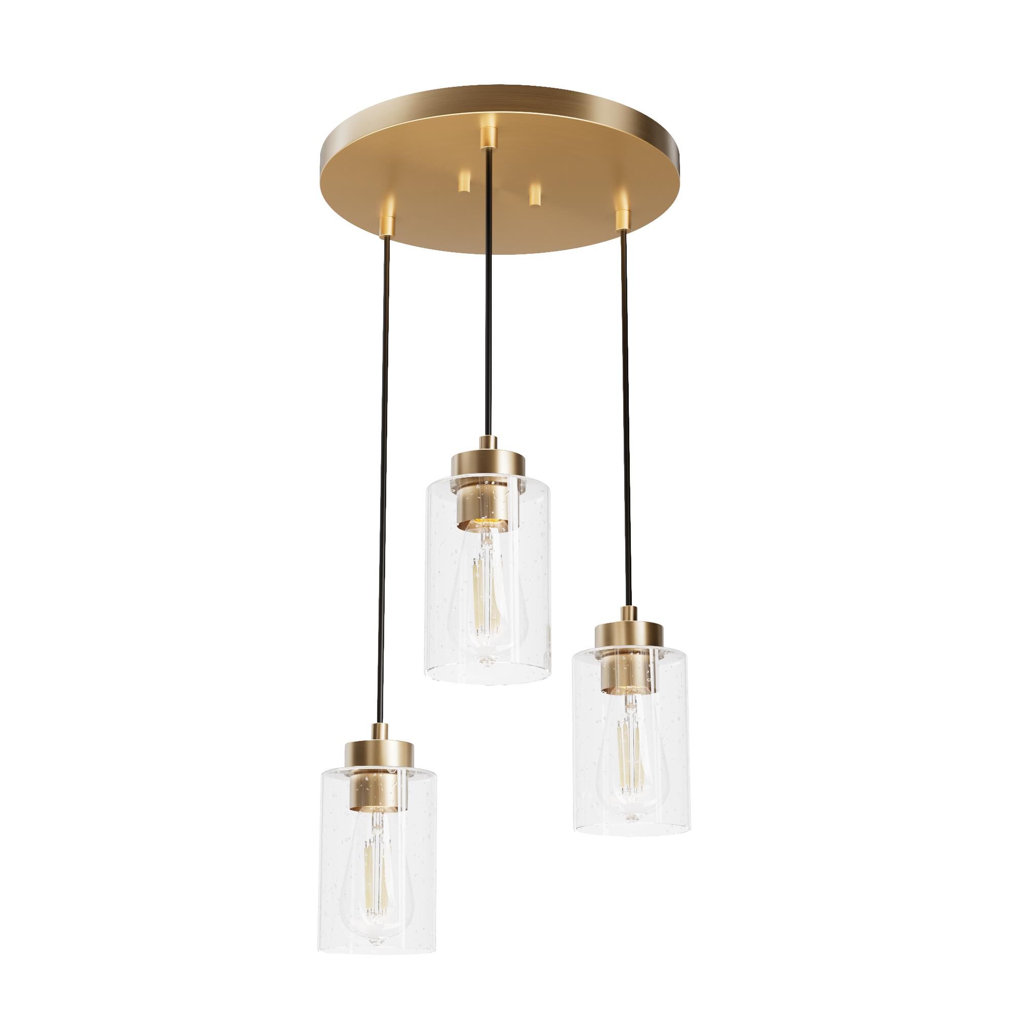Hartland 13 Inch 3 Light Multi Light Pendant by Hunter Fan