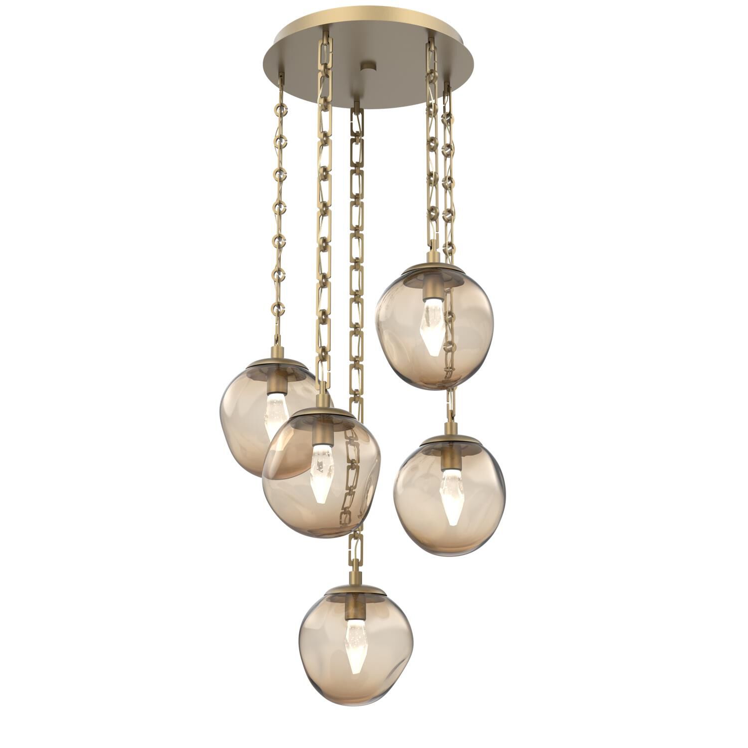 Levi Wilson Aster Led 24 Inch Multi Light Pendant by Hammerton Studio