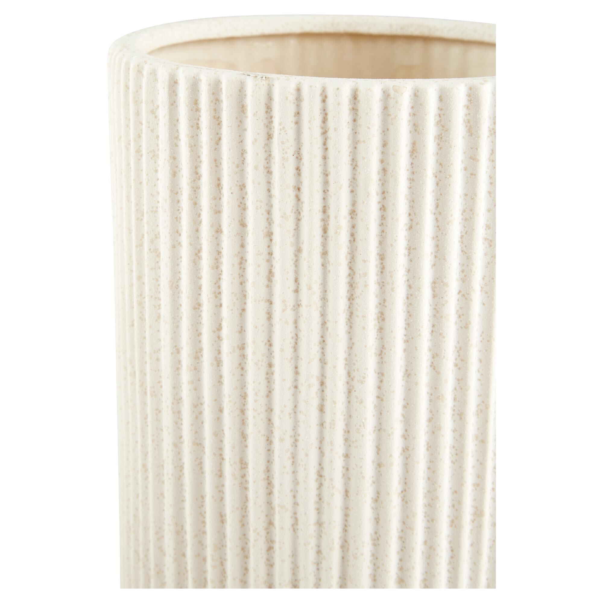 Harmonica Vase|White-MD Vase-Urn by Cyan Designs